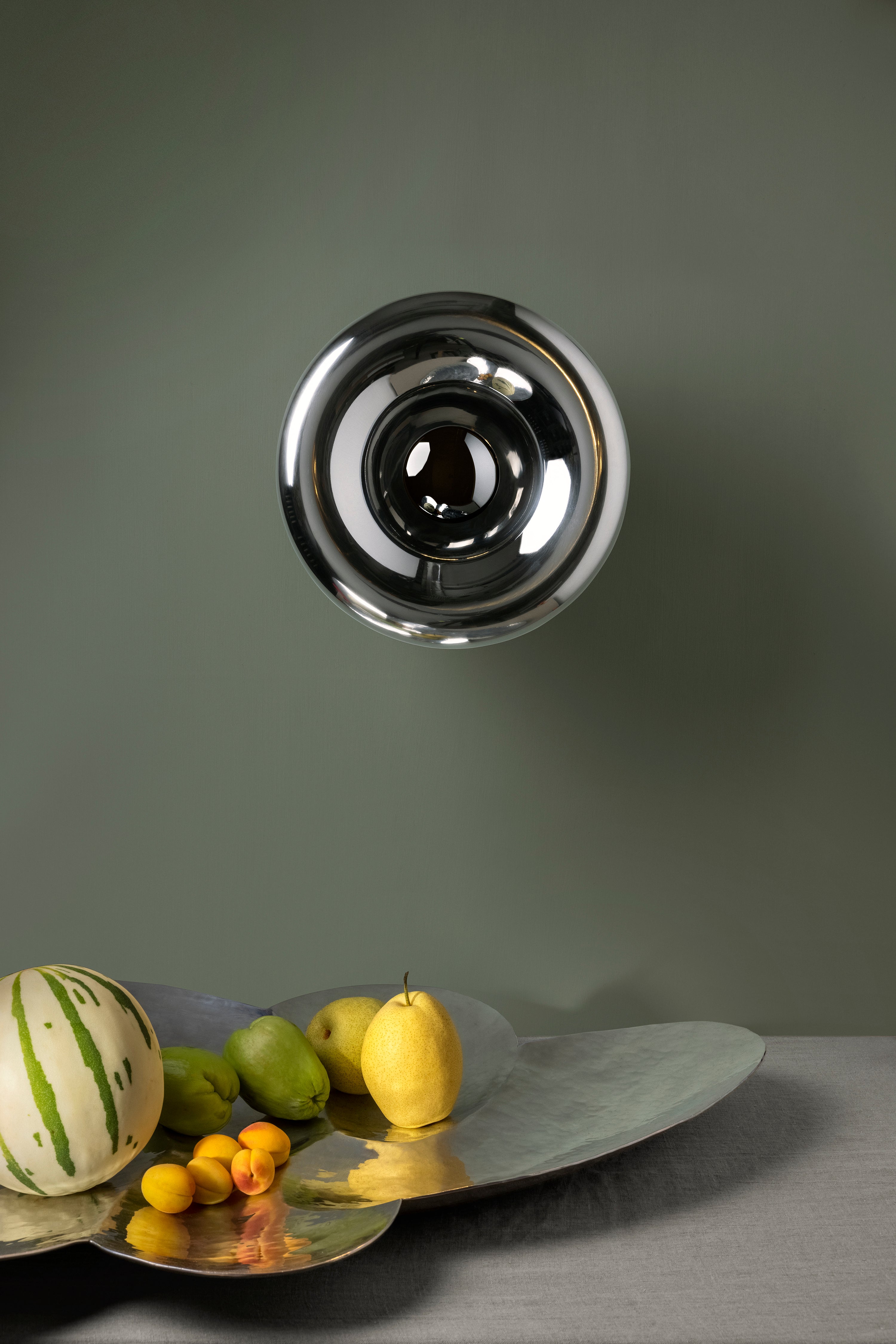 Wandlampe VOID silber