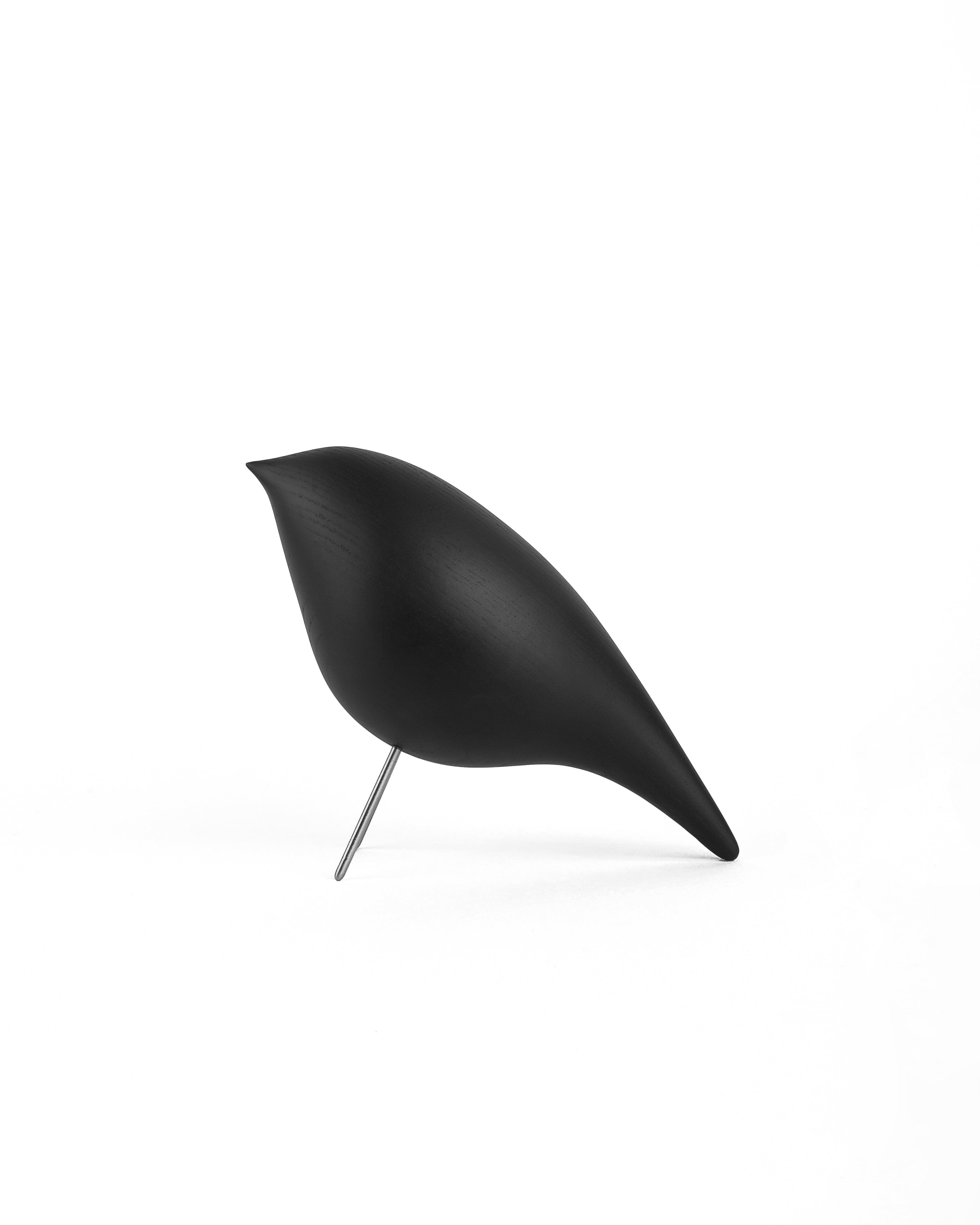 Dekorative Figur TWEETY DEKORATIVER VOGEL schwarzer Esche