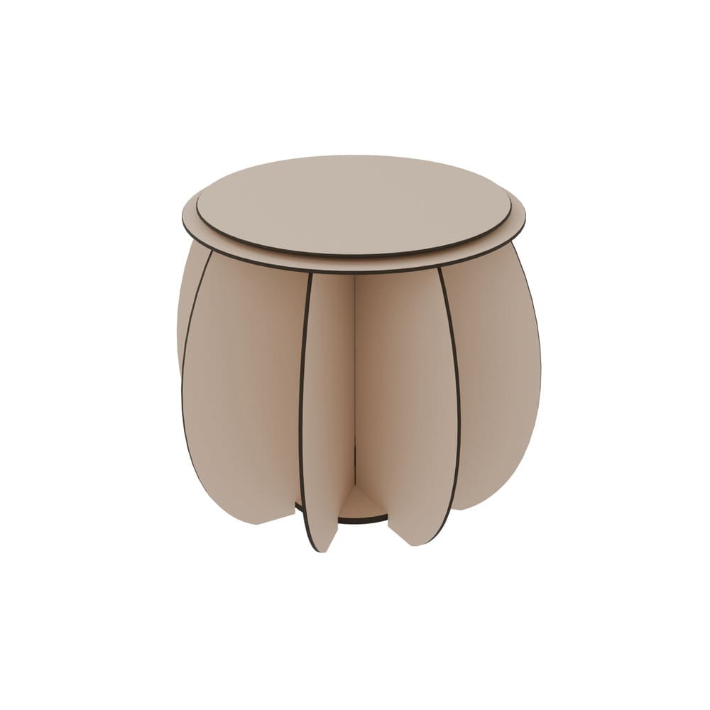 Gartenhocker GARDENIA beige