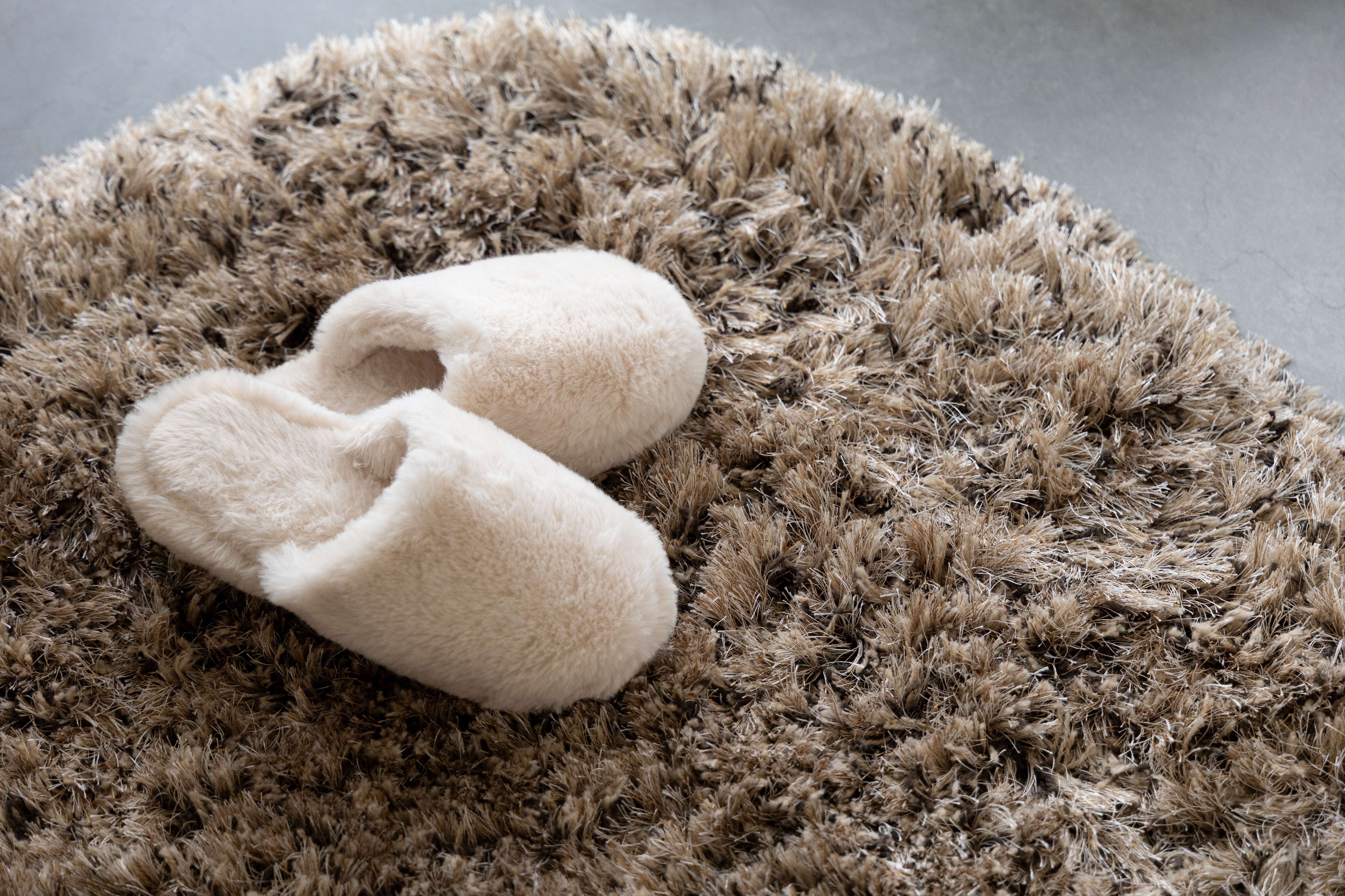 Teppich mit langem Flor TASTY in Braun