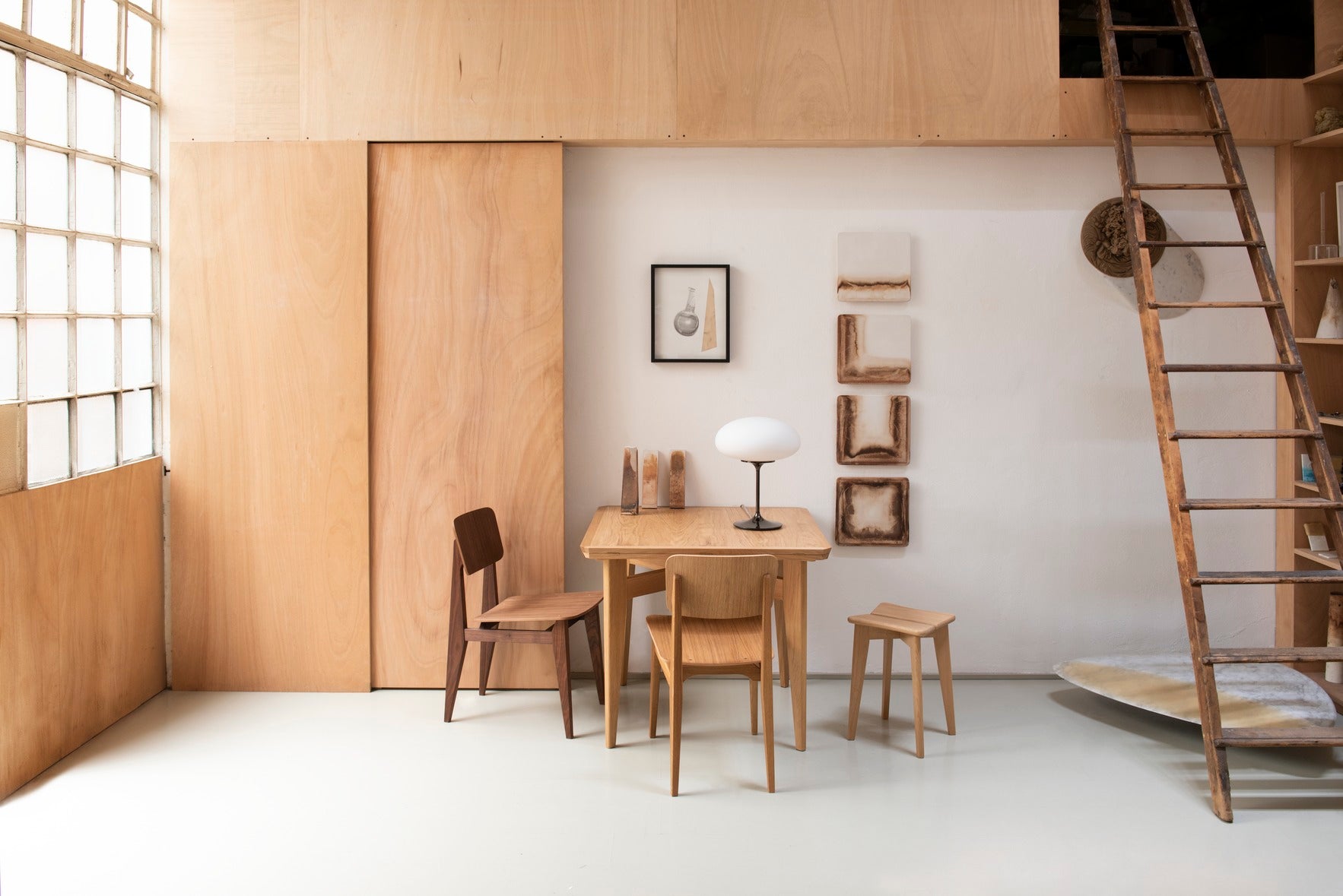 STEMLITE table lamp black chrome