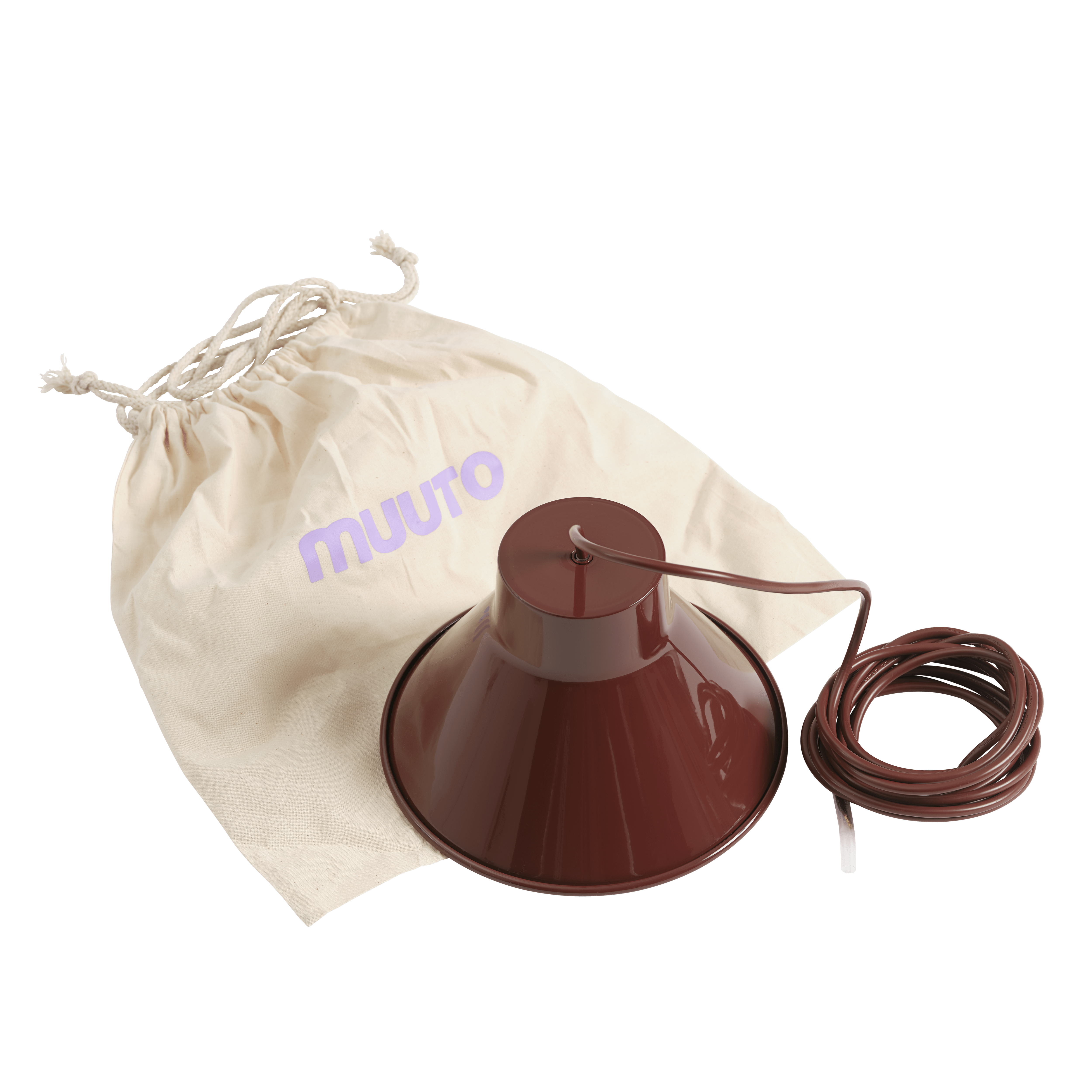 Lampa wisząca TOP bordowy