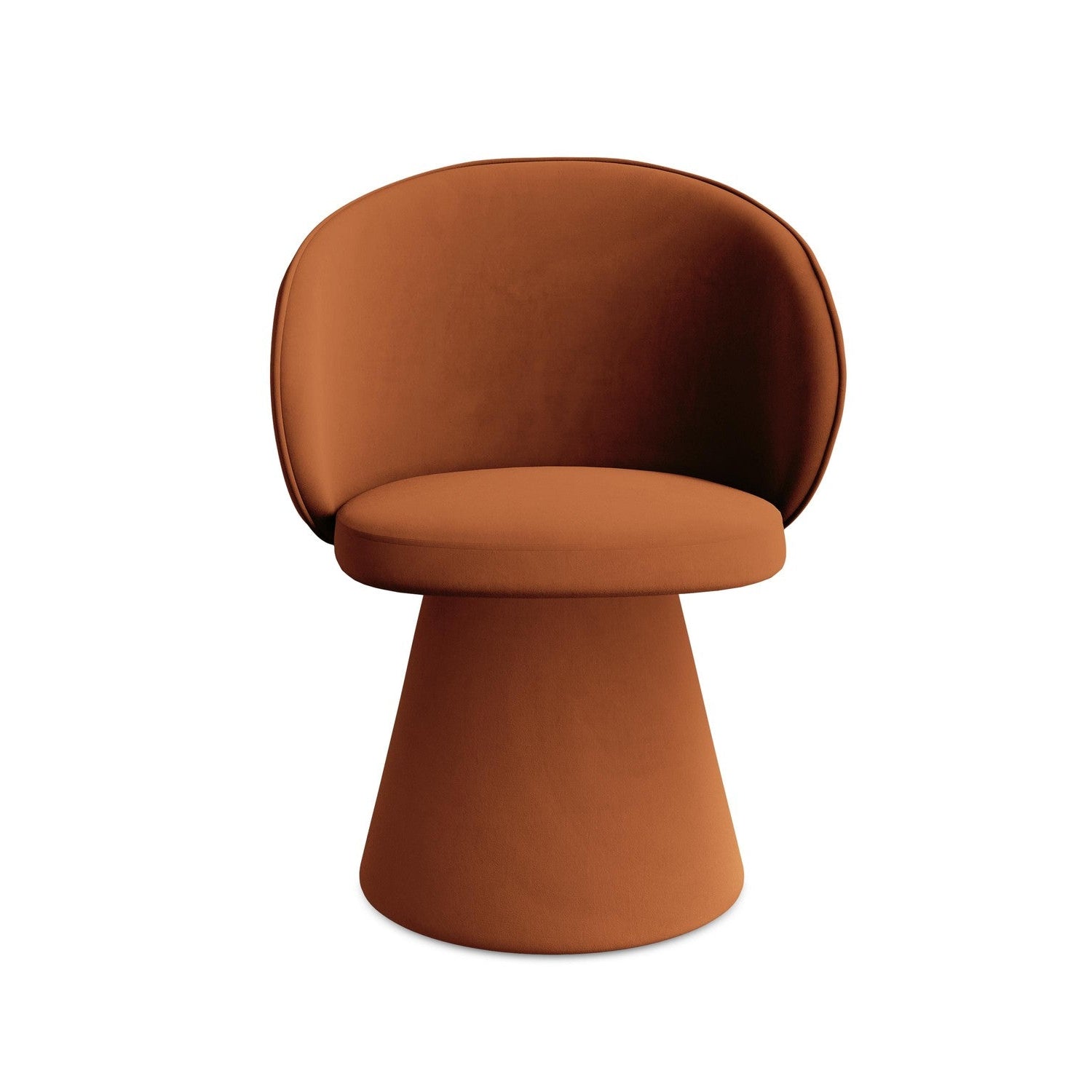 Velvet Chair UALA Terracotta