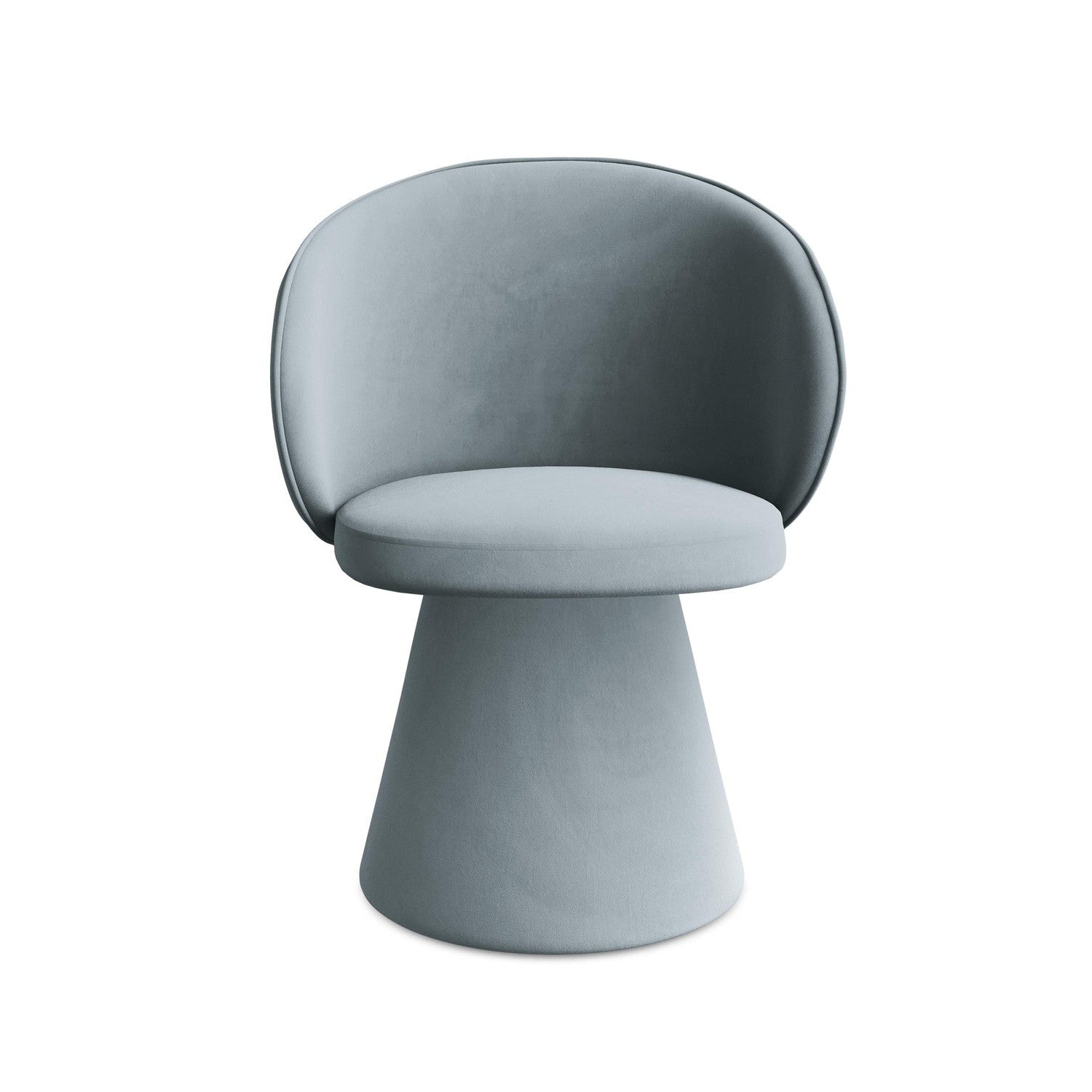Velvet Chair UALA Light Blue