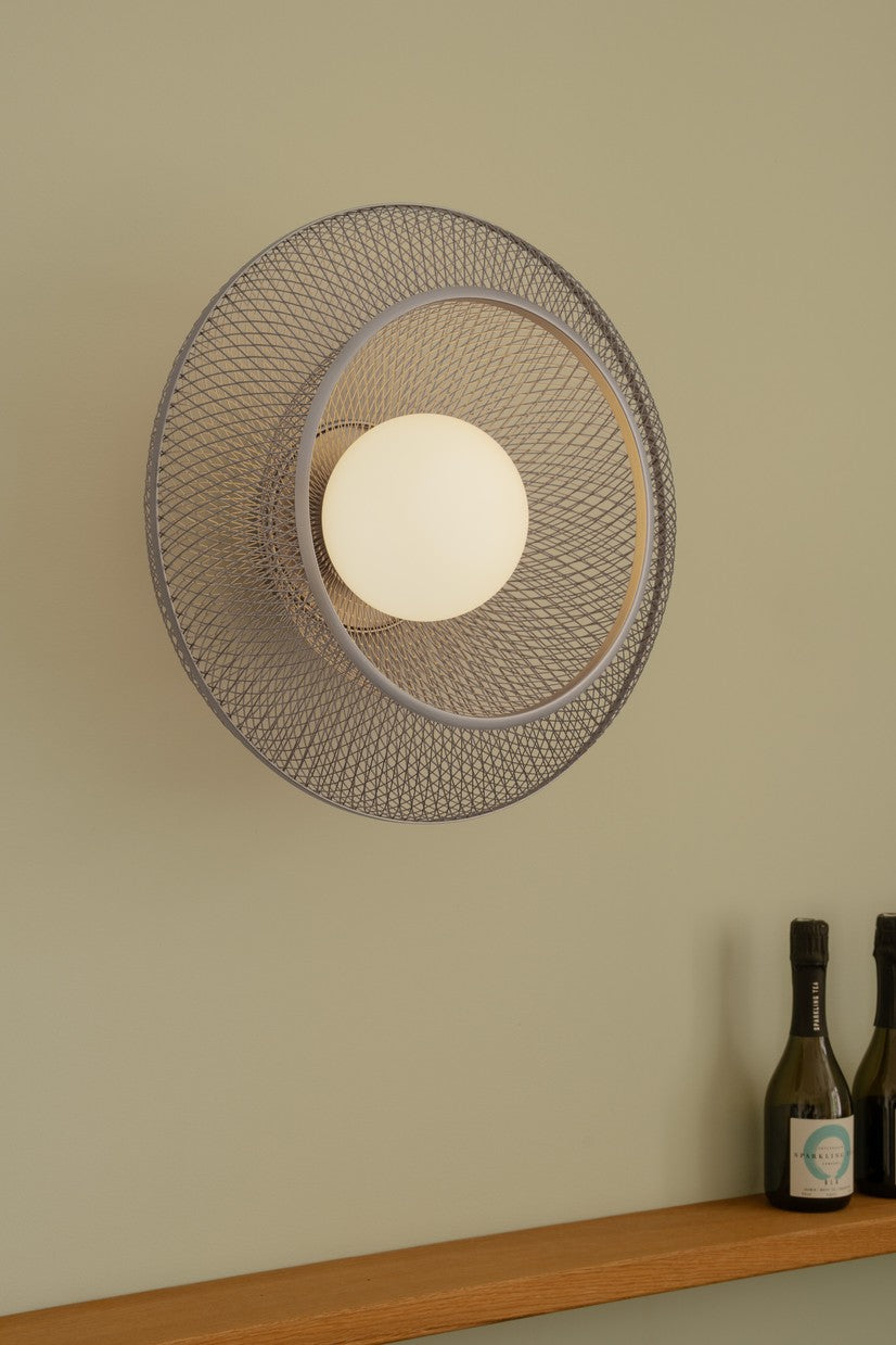 Lampa ścienna FARADAY UP srebrny – Umage