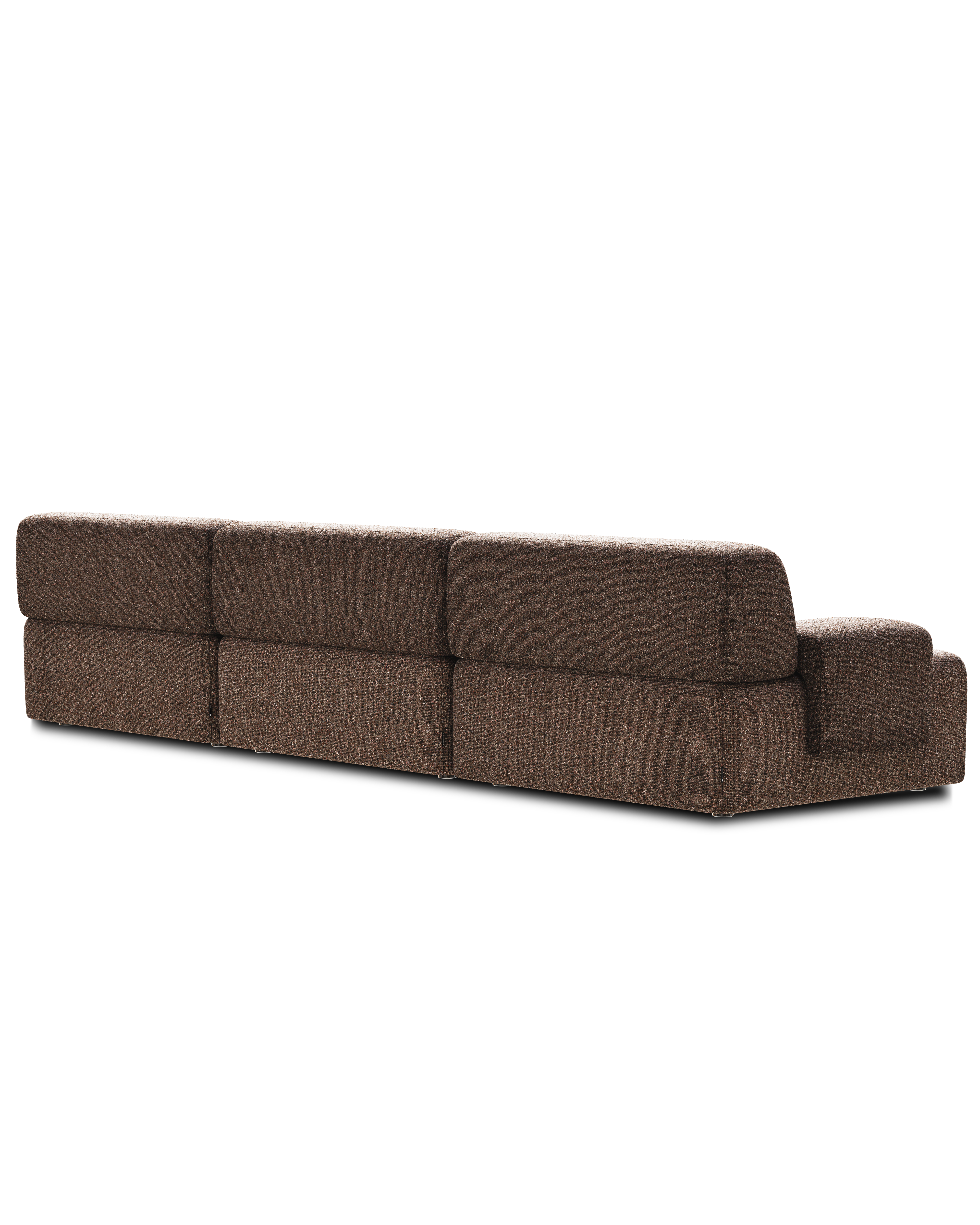 Modulares 3-Sitzer-Sofa UMI braun