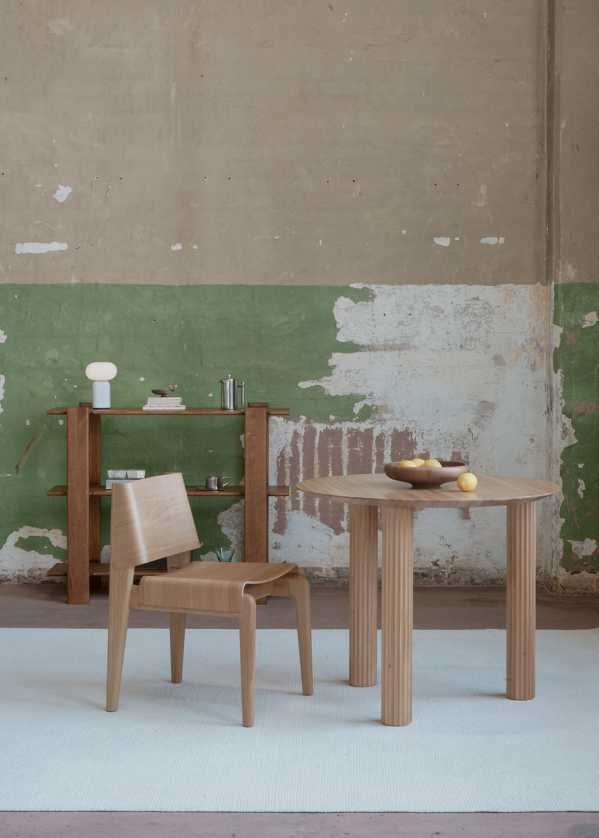 Stuhl UNDIA schwarzes Eichenholz