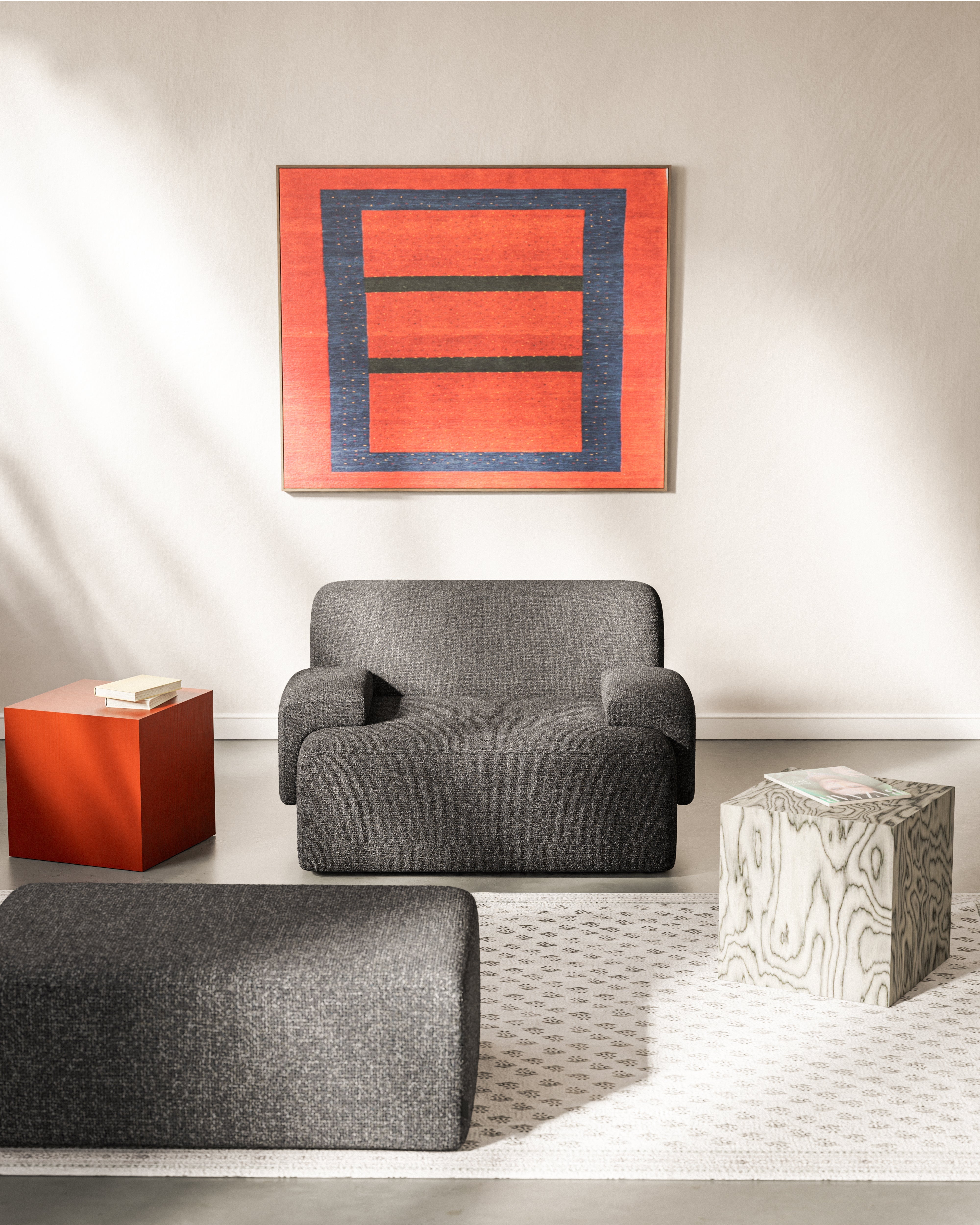 Sessel UMI stein schwarz