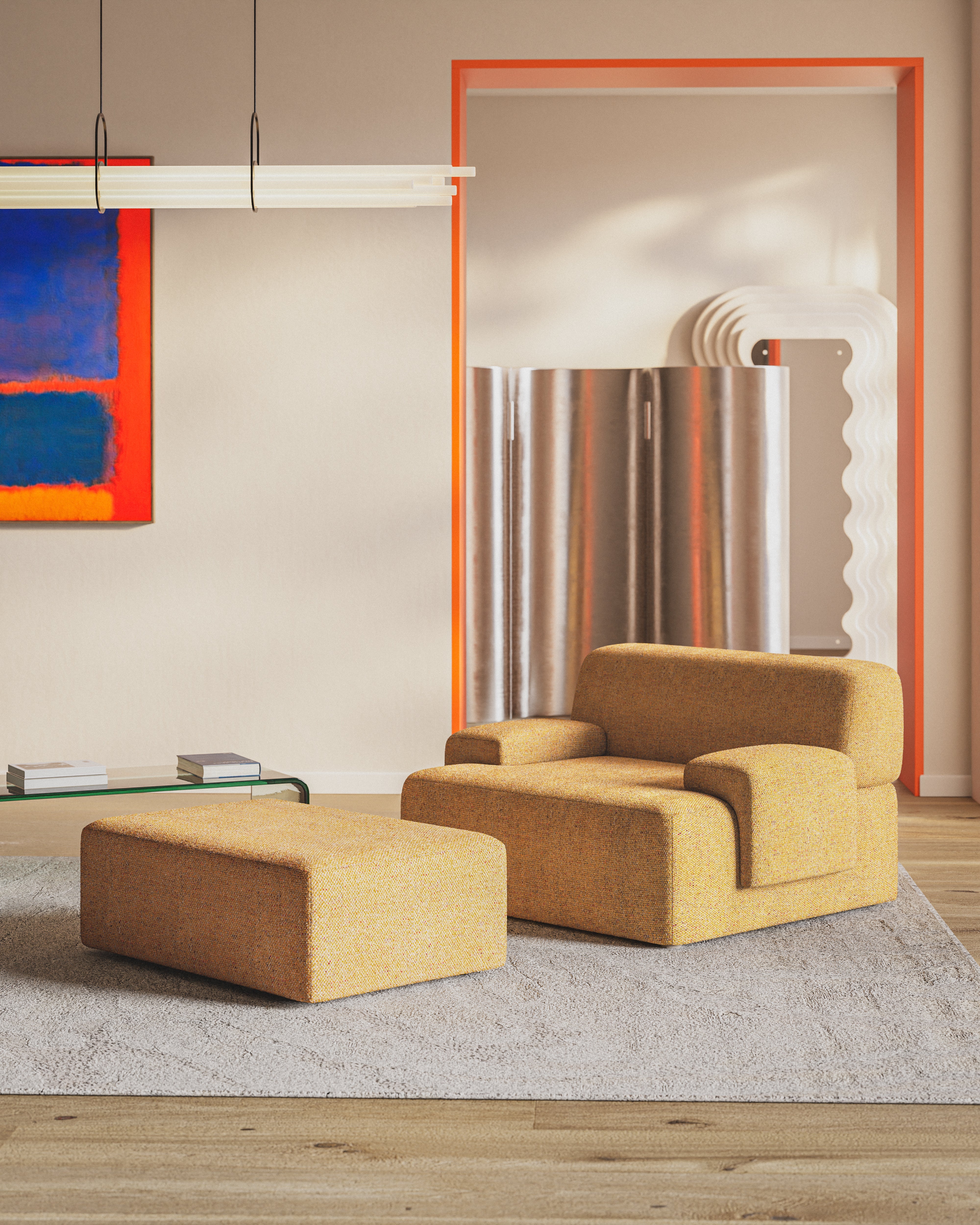 Sessel UMI herbstlich orange