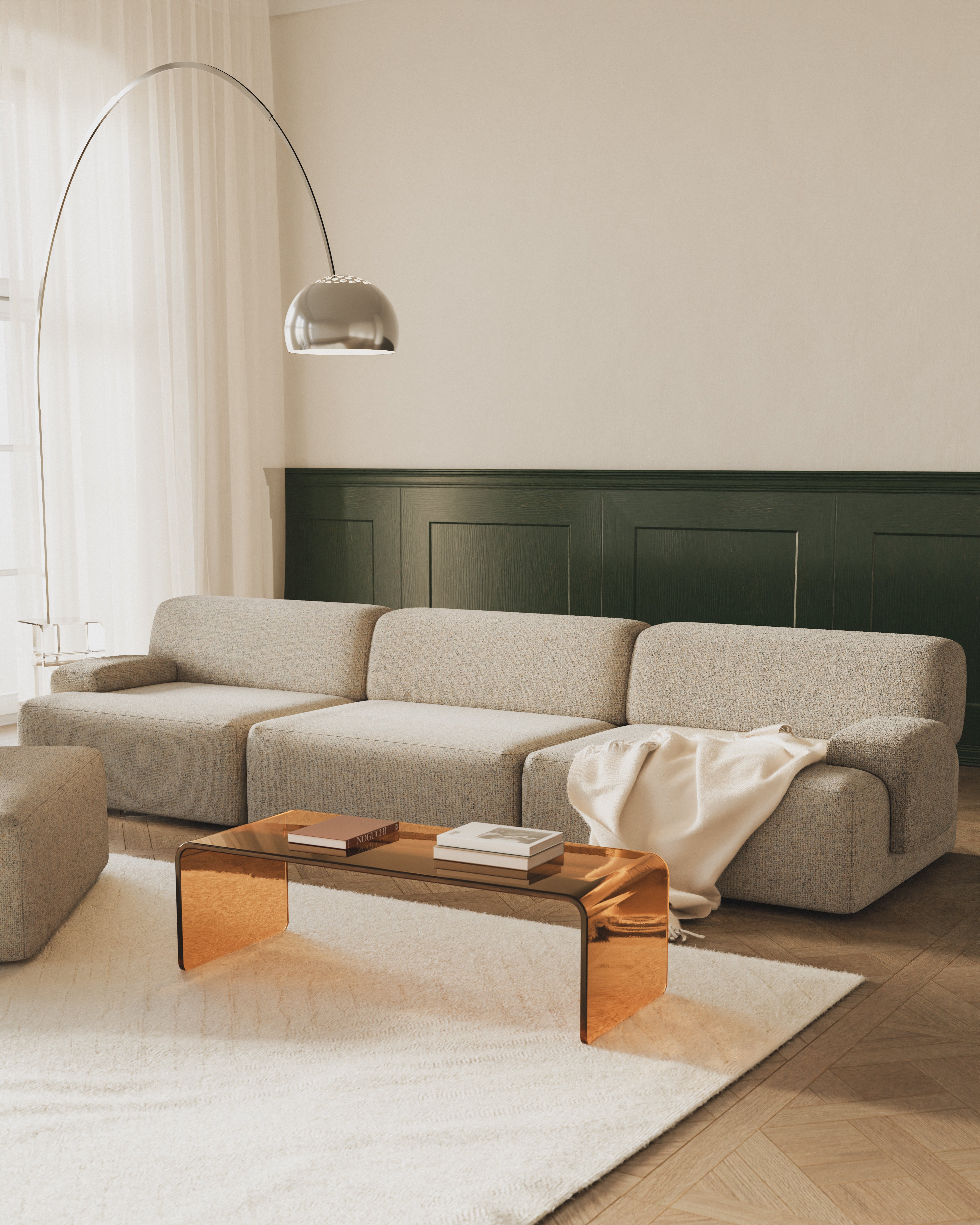 Modulsofa 3-sitzig UMI beige