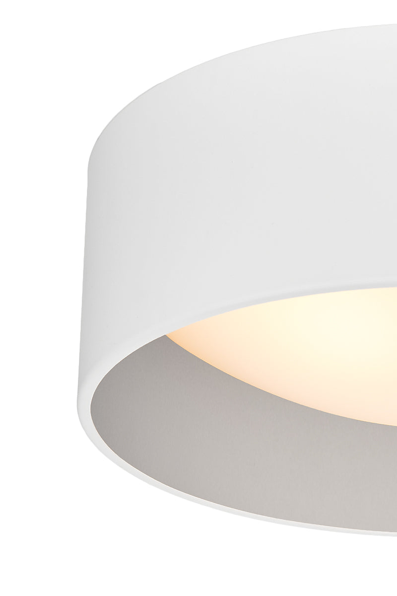 Deckenleuchte VERO weiß mit silbernem Inneren