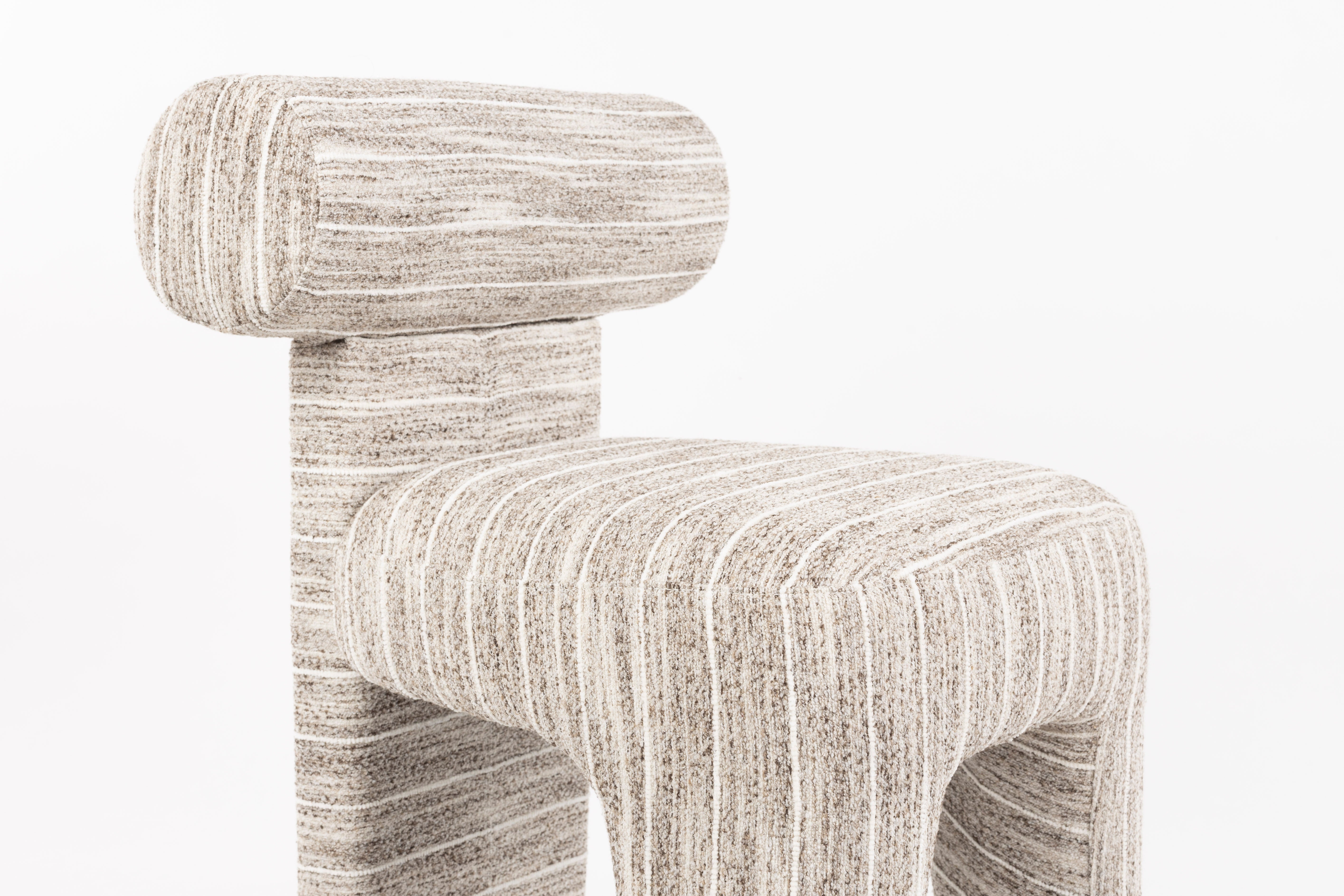 Krzesło VANA beżowy do jadalni – White Label Living