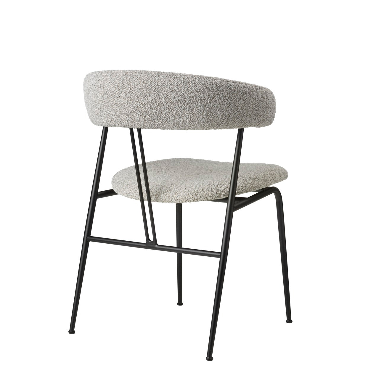 Polsterstuhl VIOLIN mit schwarzem Gestell