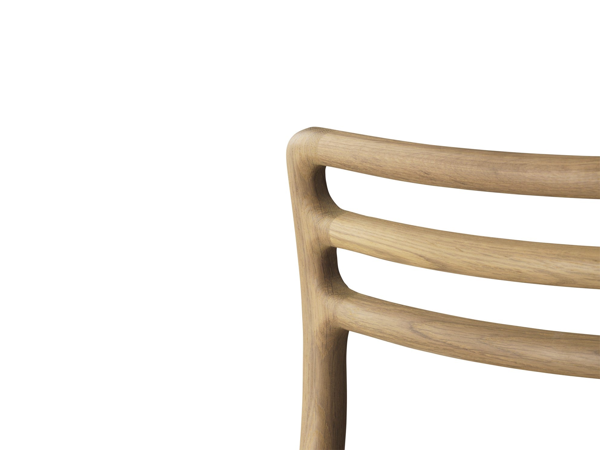CABIN Chair in Caramel Leather with Light Oak Base