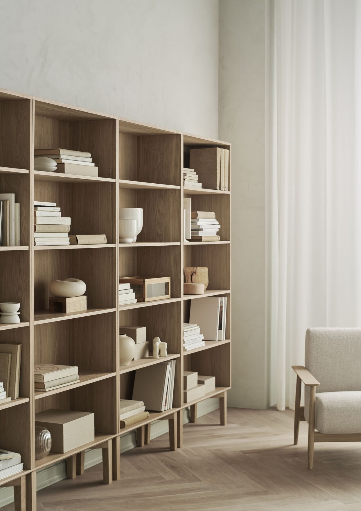 Stille Regal Eiche Holz