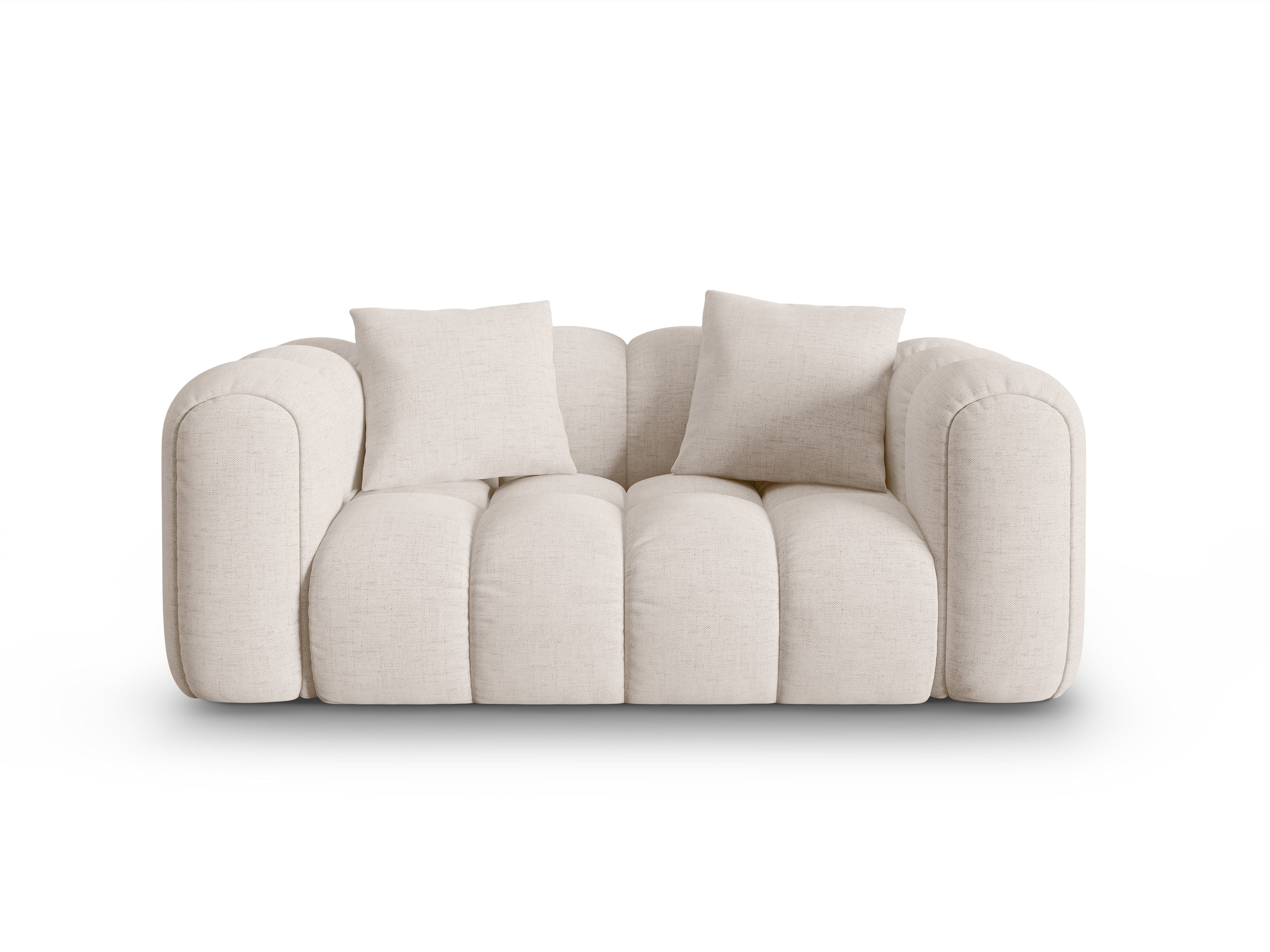 2-seater Sofa ASTRO beige chenille