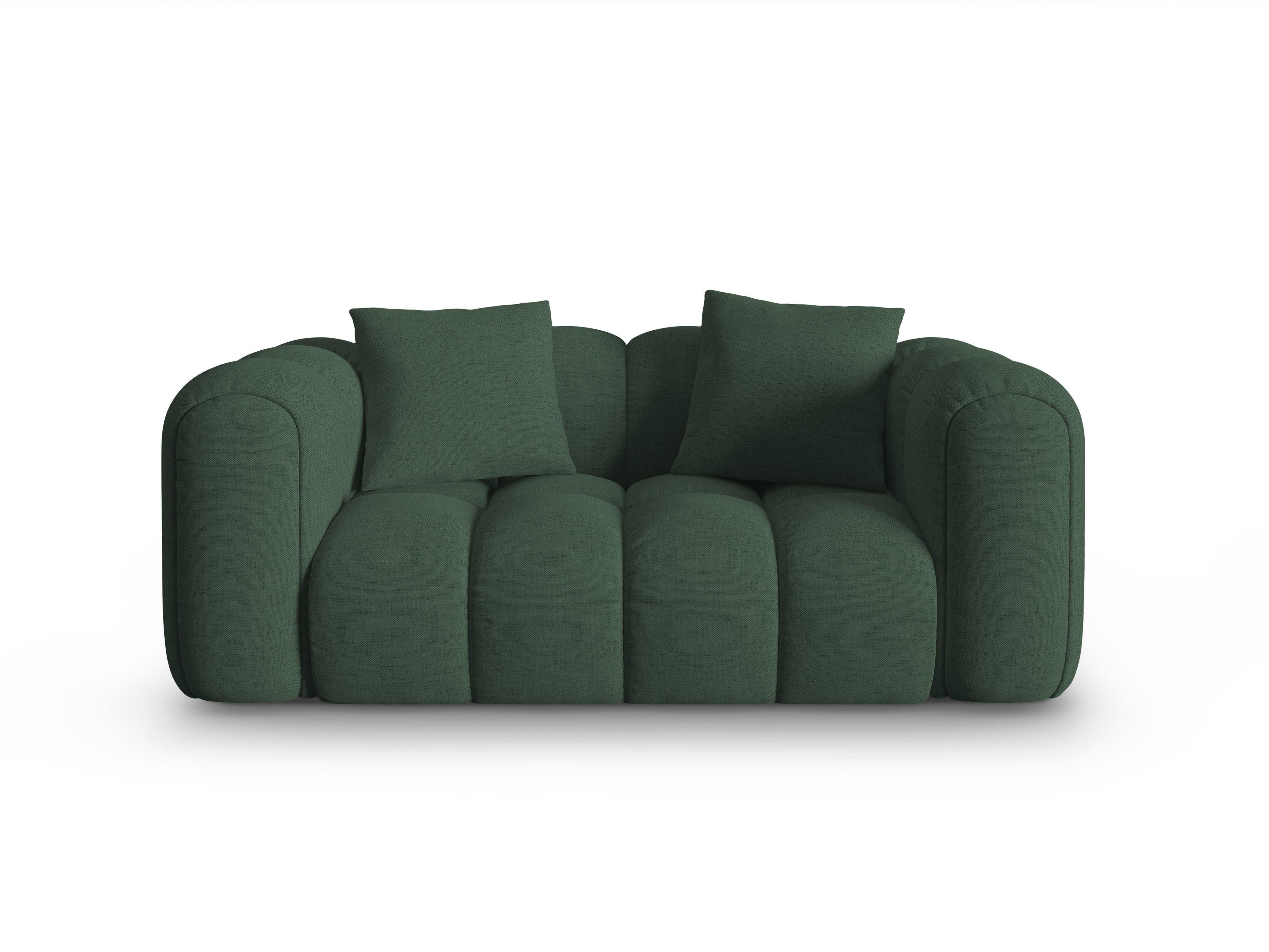 2-seater Sofa ASTRO sea green chenille