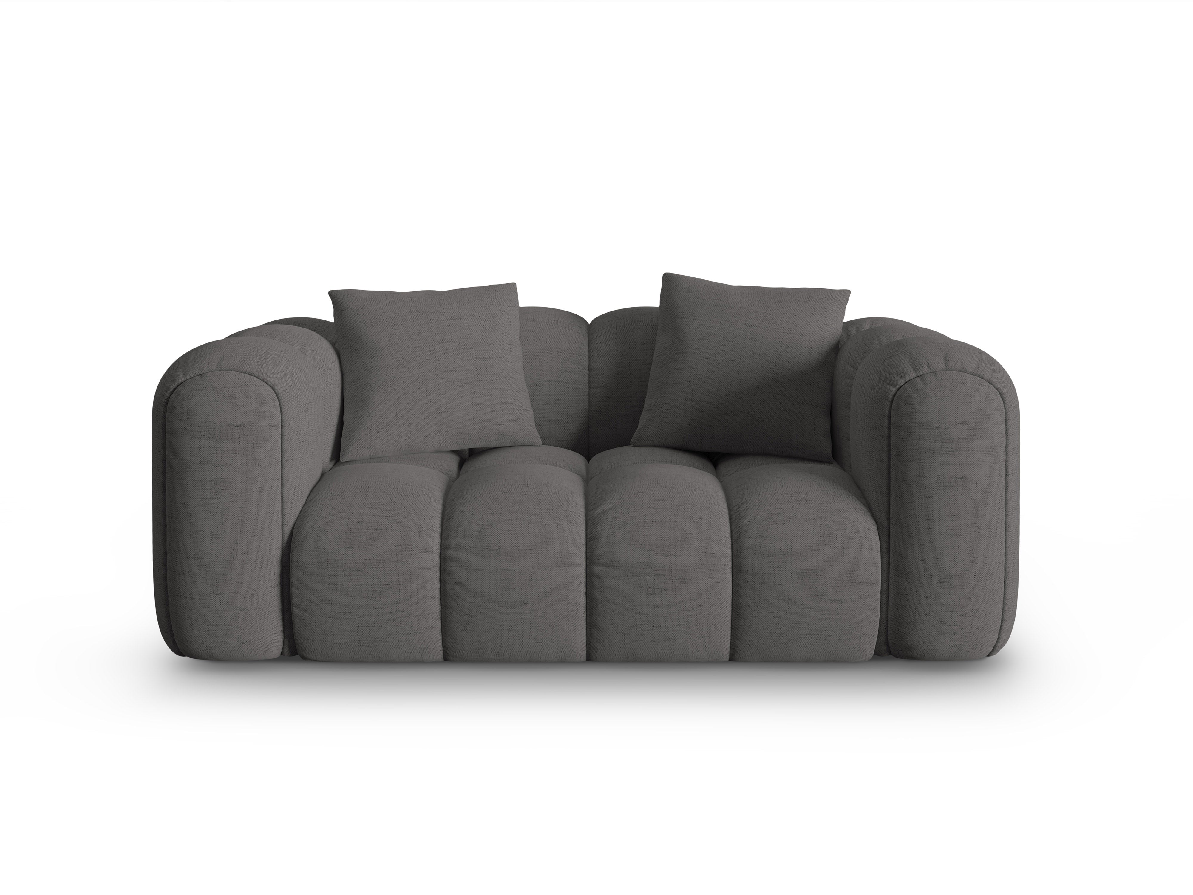 ASTRO Gray Chenille 2-Seater Sofa