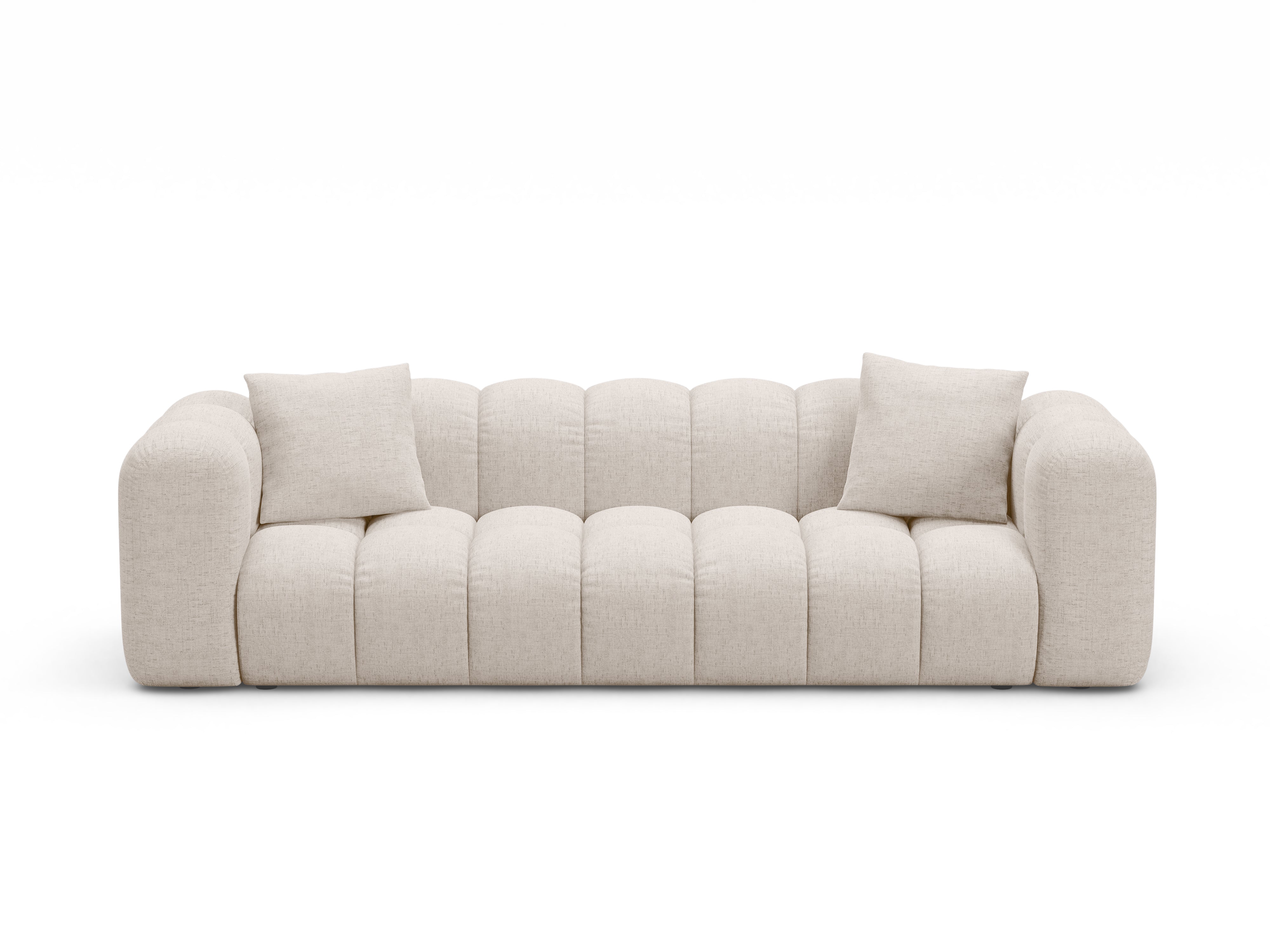 Sofa mit Schlaffunktion ASTRO beige Chenille