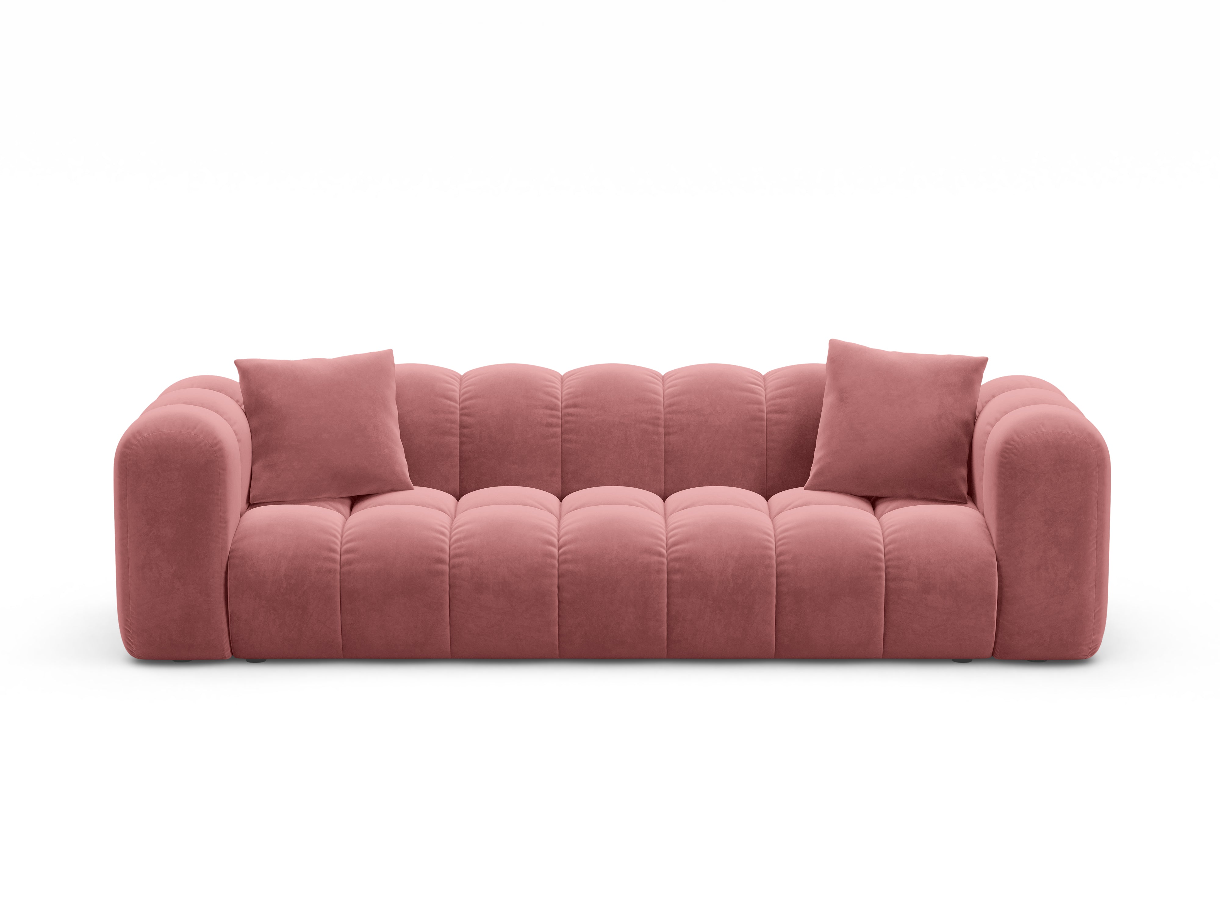 Velvet sofa with sleeping function ASTRO pink