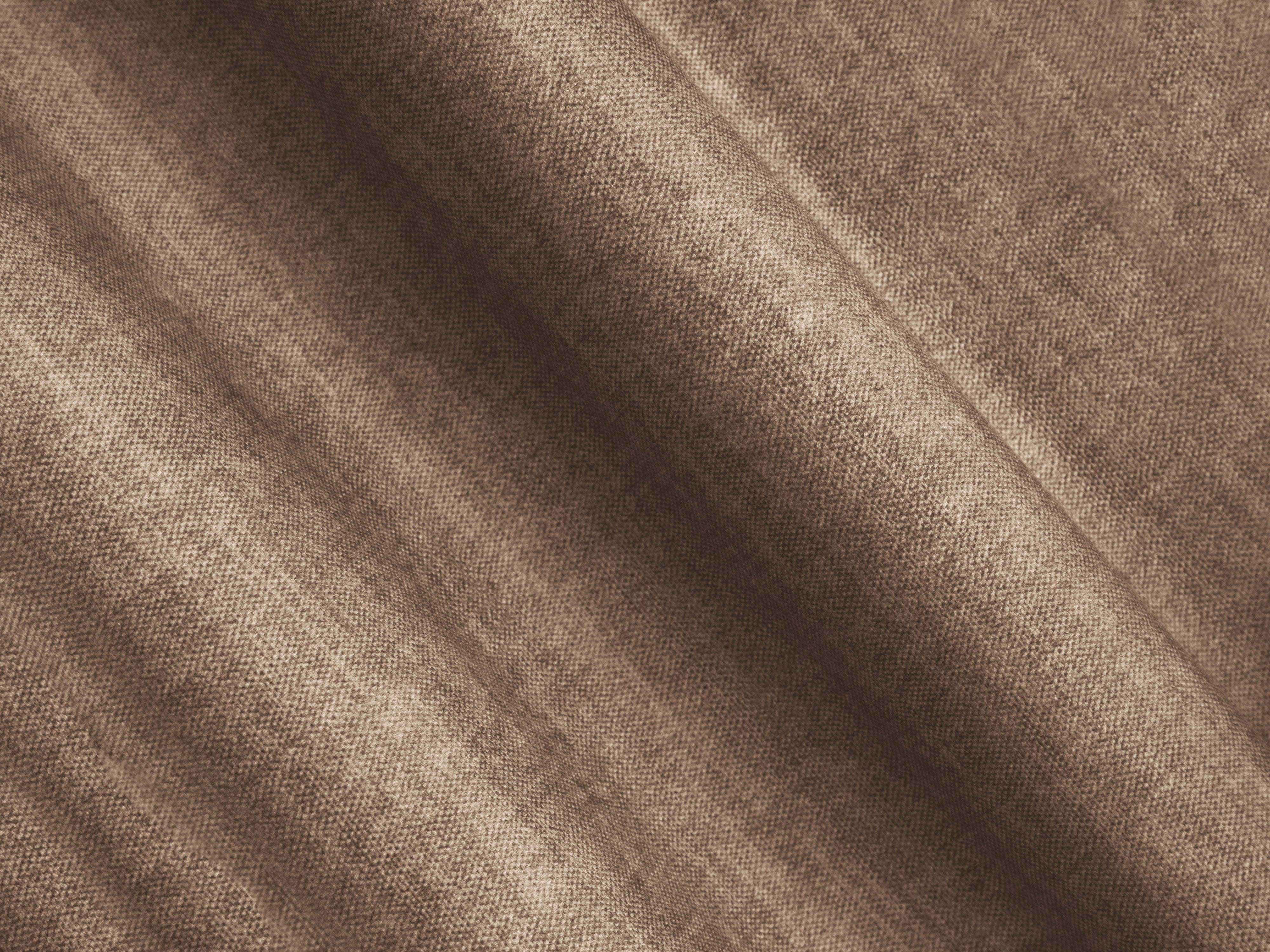 Velvet 3-Seater Sofa ROGER Dark Beige