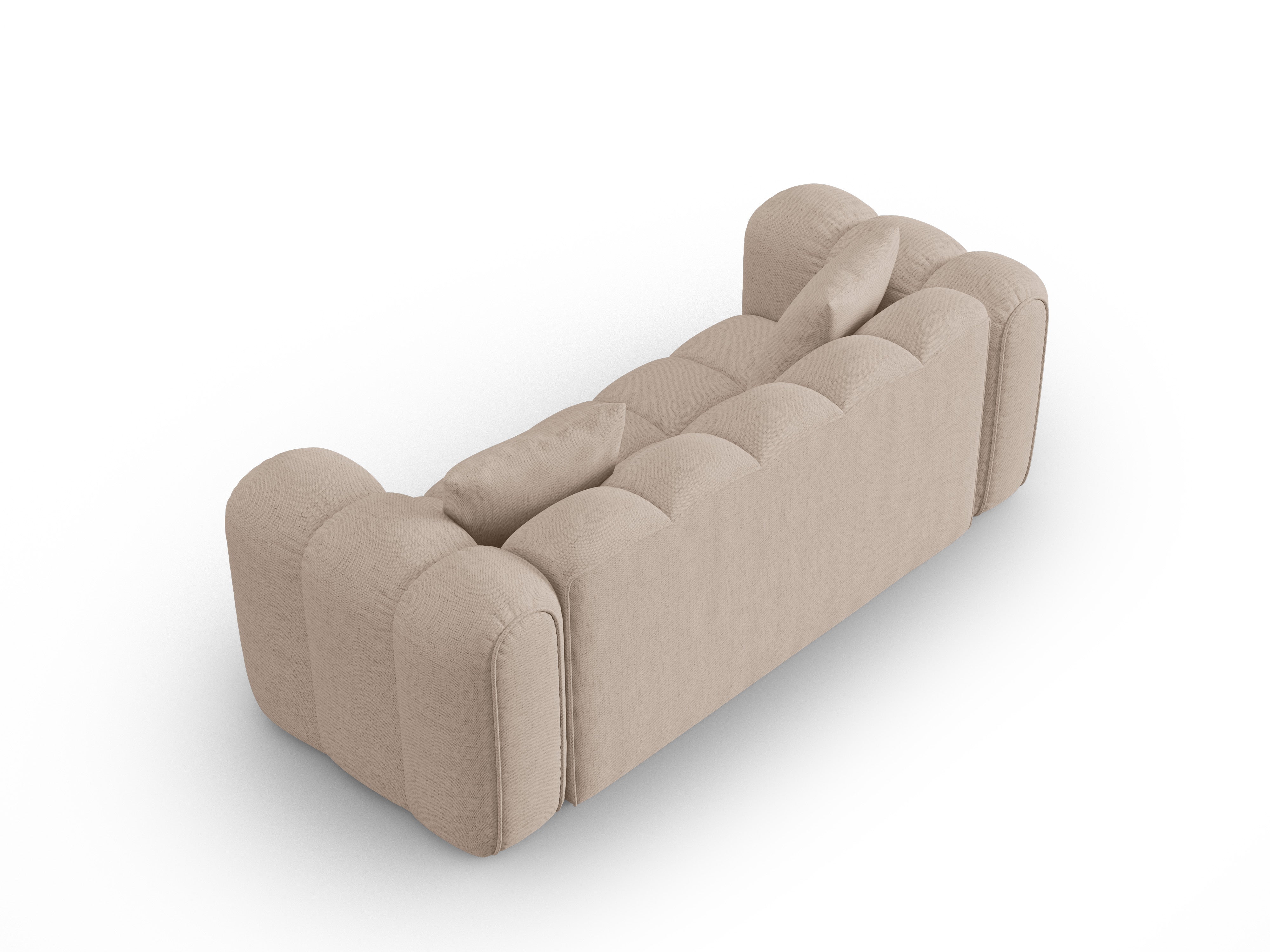 3-seater Sofa ASTRO cappuccino chenille