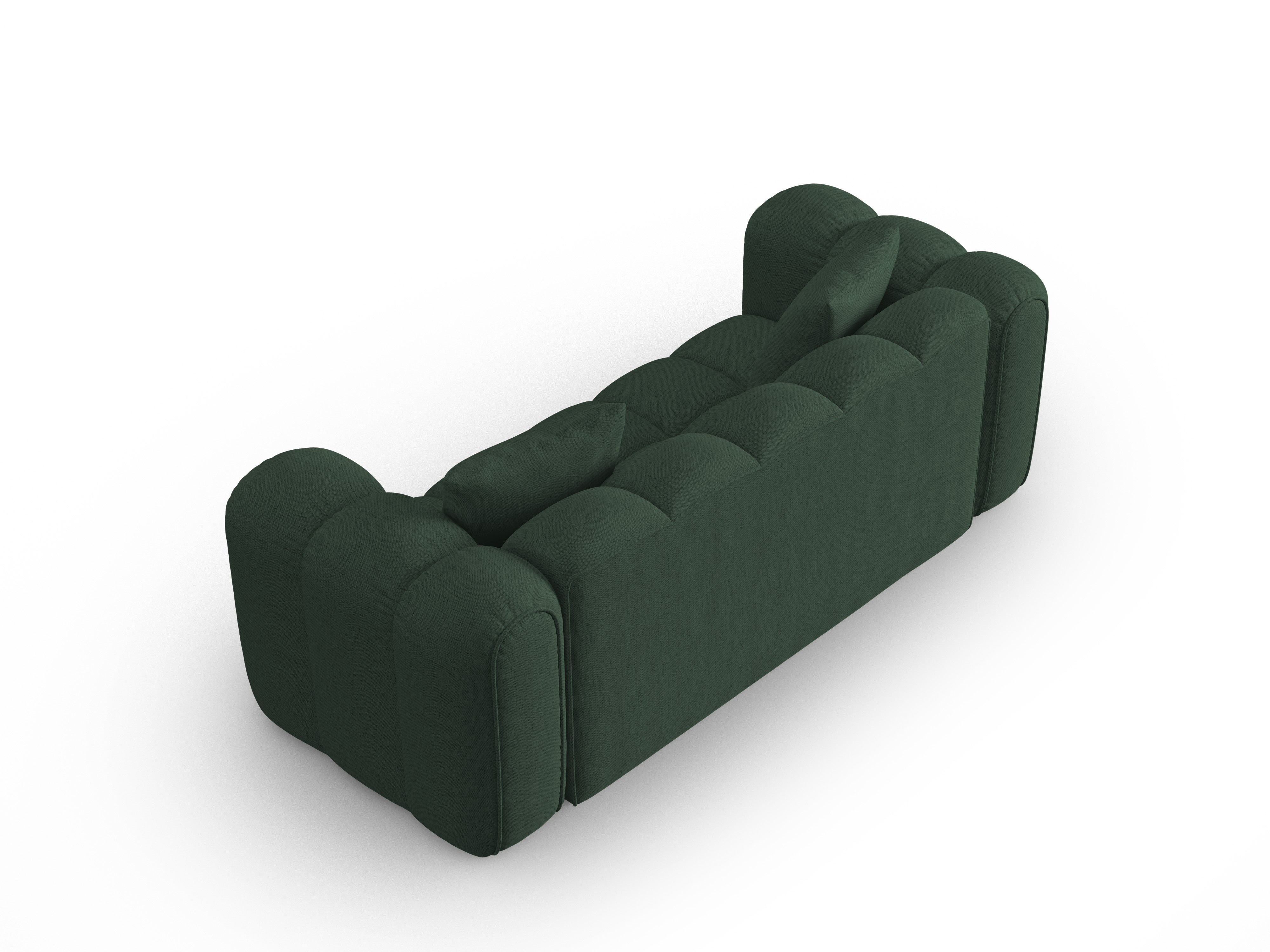 3-seater ASTRO sofa in sea green chenille