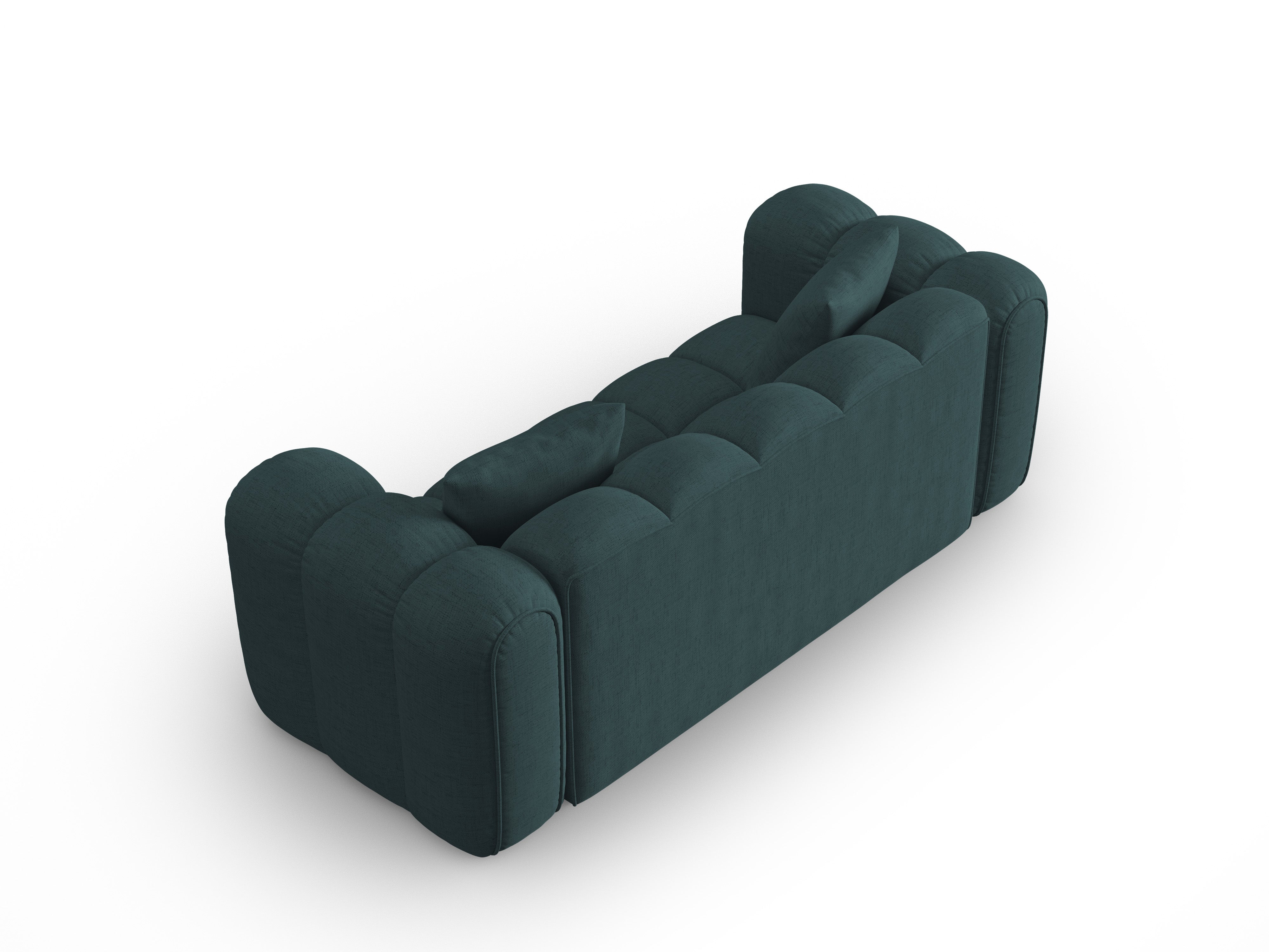 3-seater Sofa ASTRO turquoise chenille
