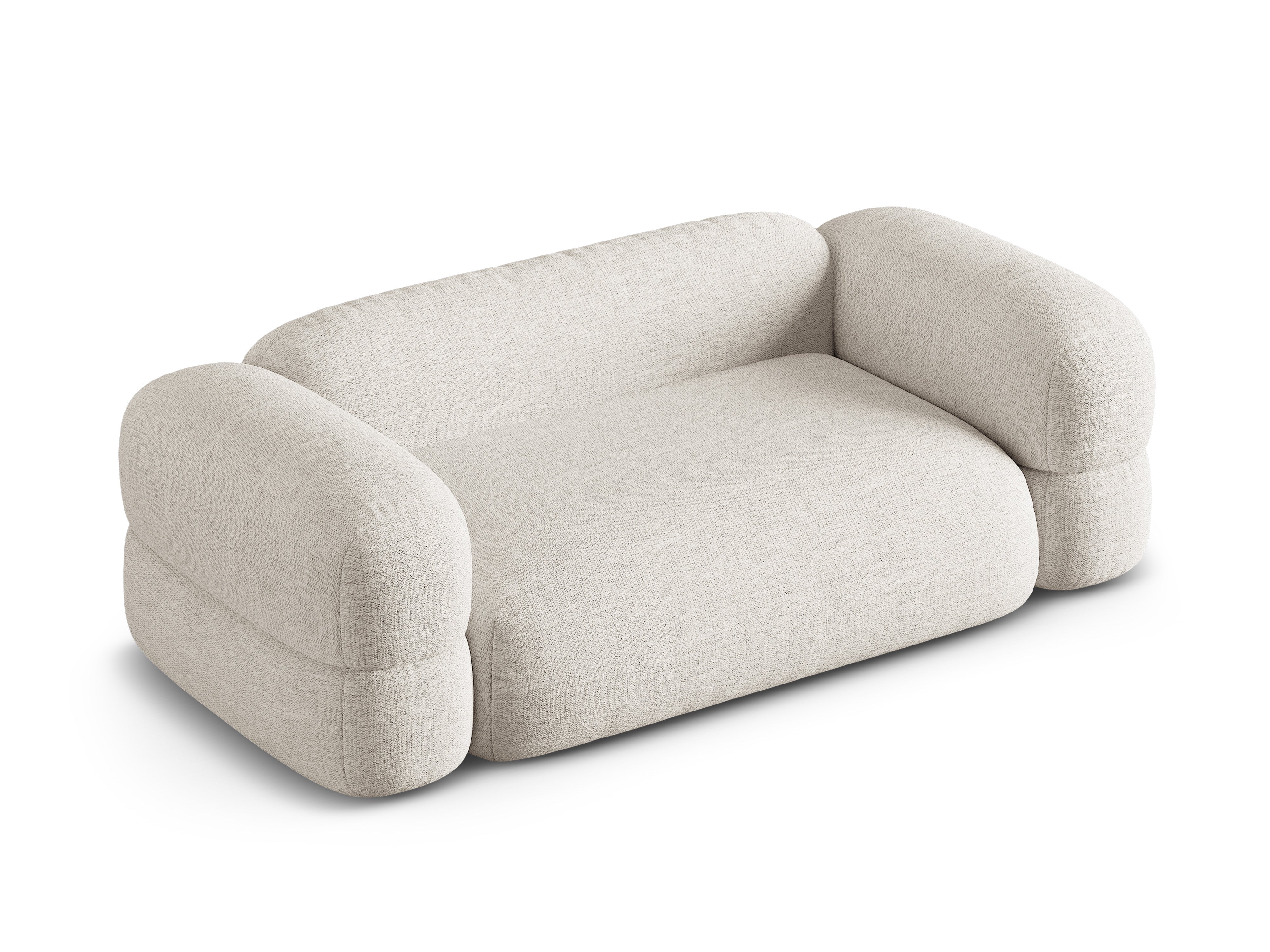 Sofa 3-sitzig ROGER beige Chenille