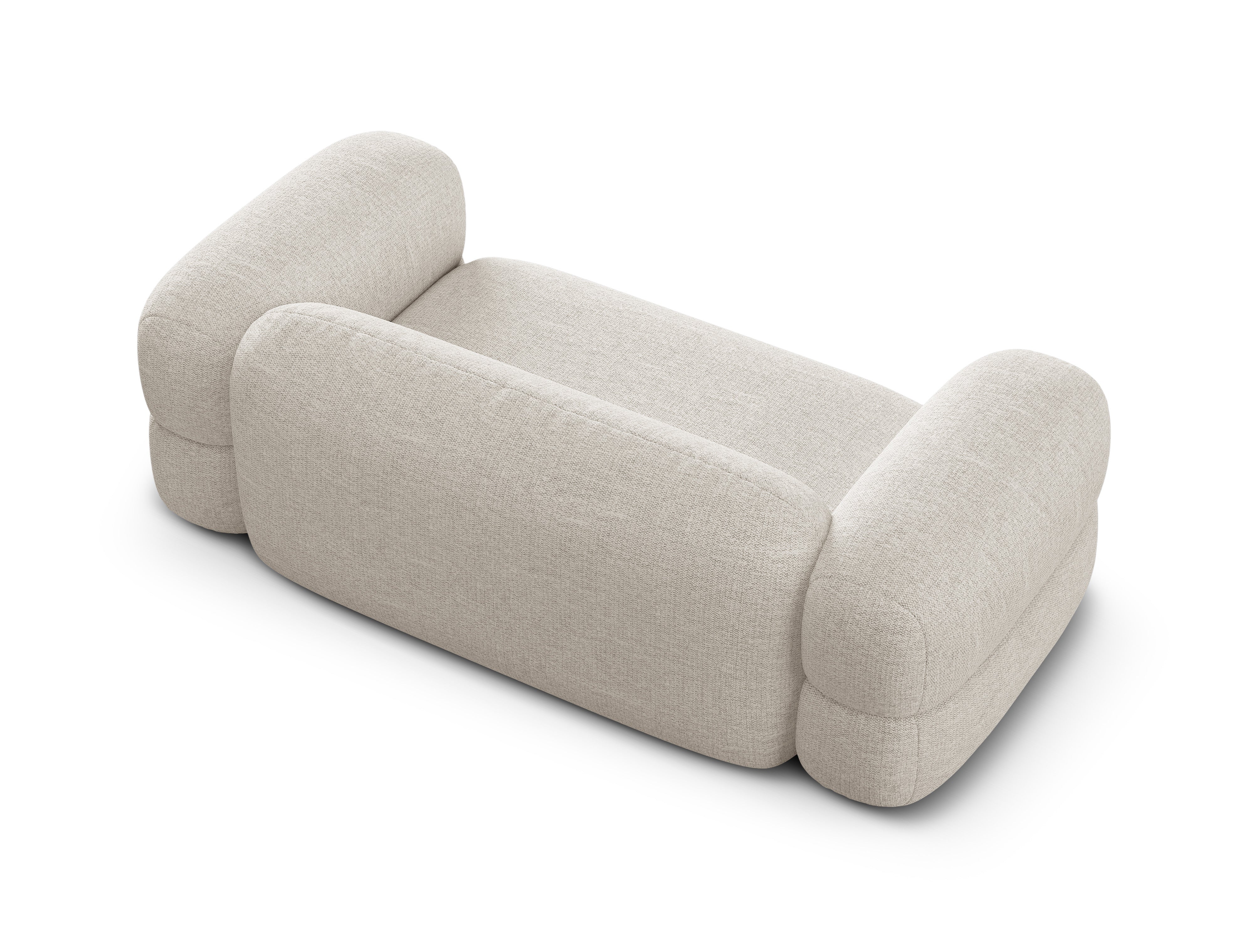 Sofa 3-sitzig ROGER beige Chenille