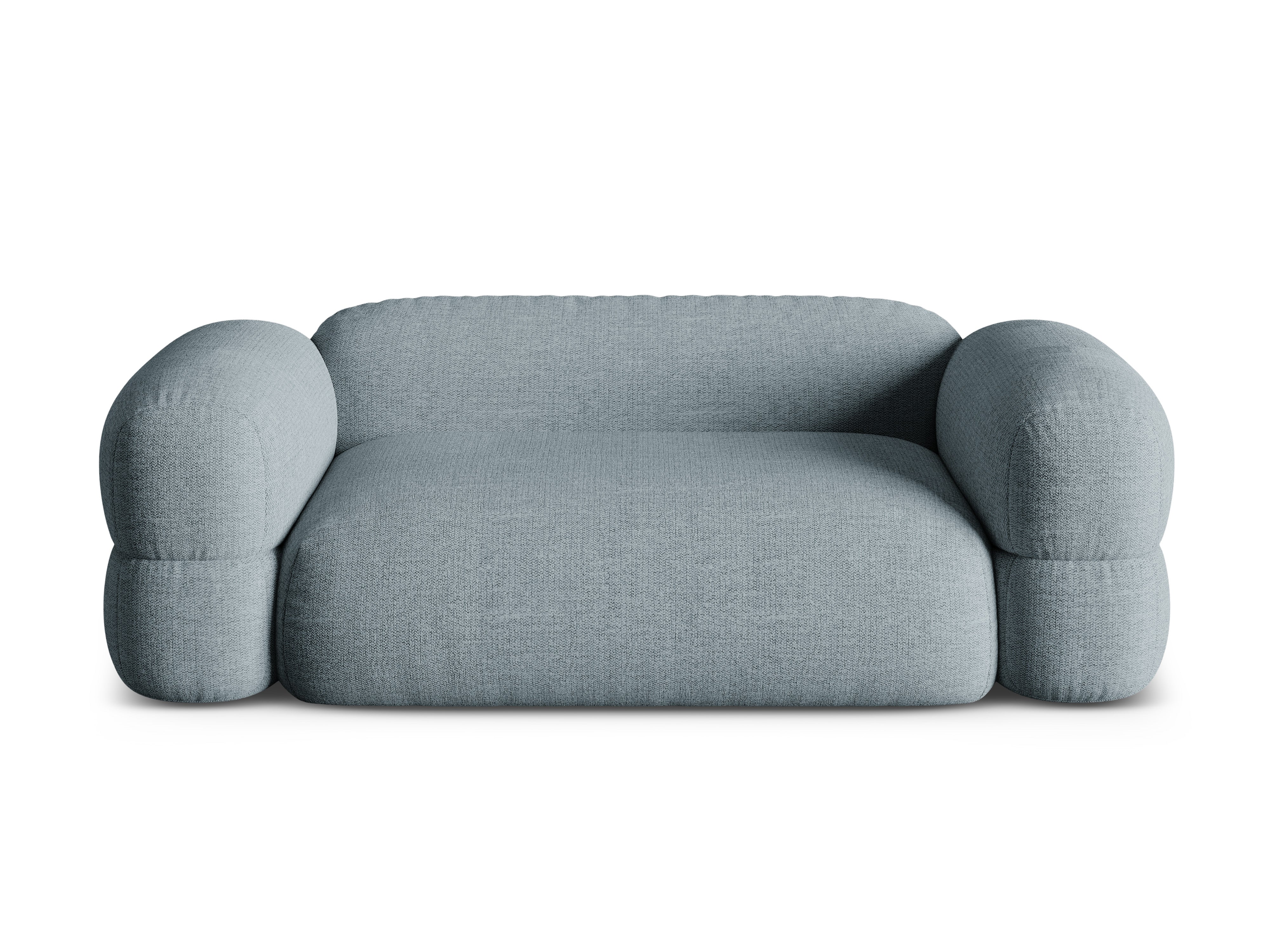 Sofa 3-Sitzer ROGER himmelblaues Chenille