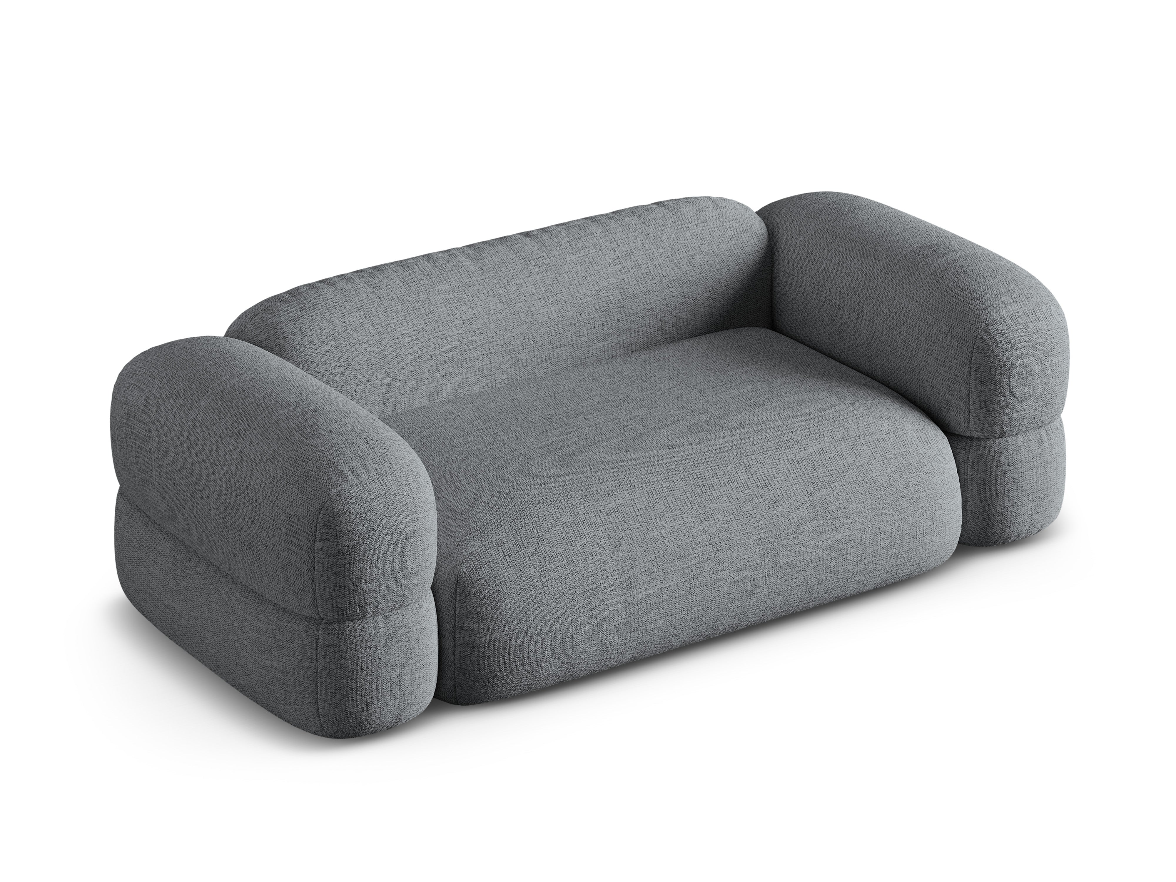 Sofa 3-Sitzer ROGER graues Chenille