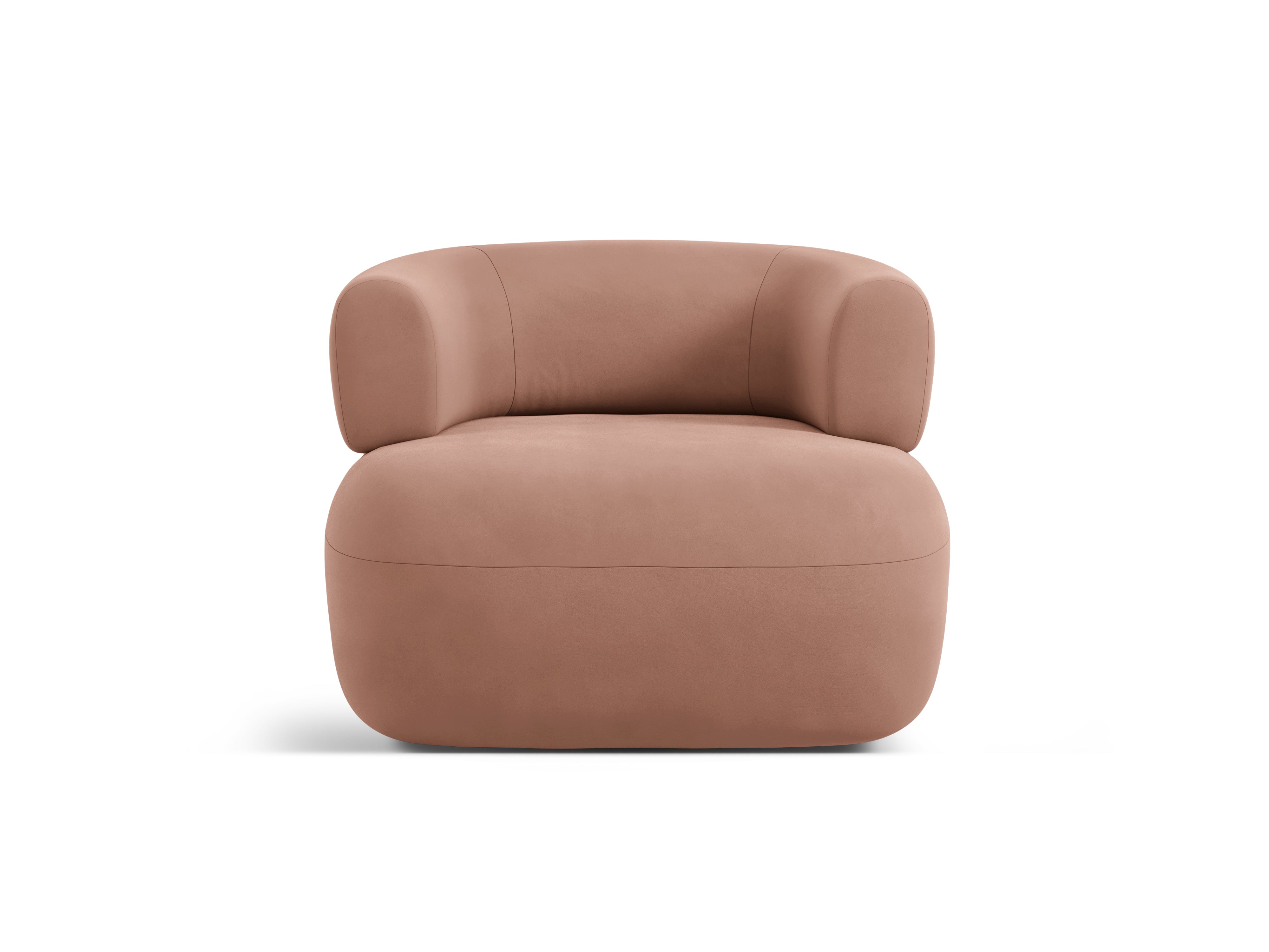 Samt-Sessel ALDRIN in Rosa