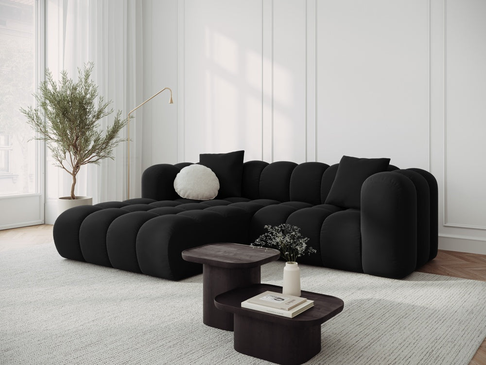 Samtecke der 3-Personen-linken Halley Black