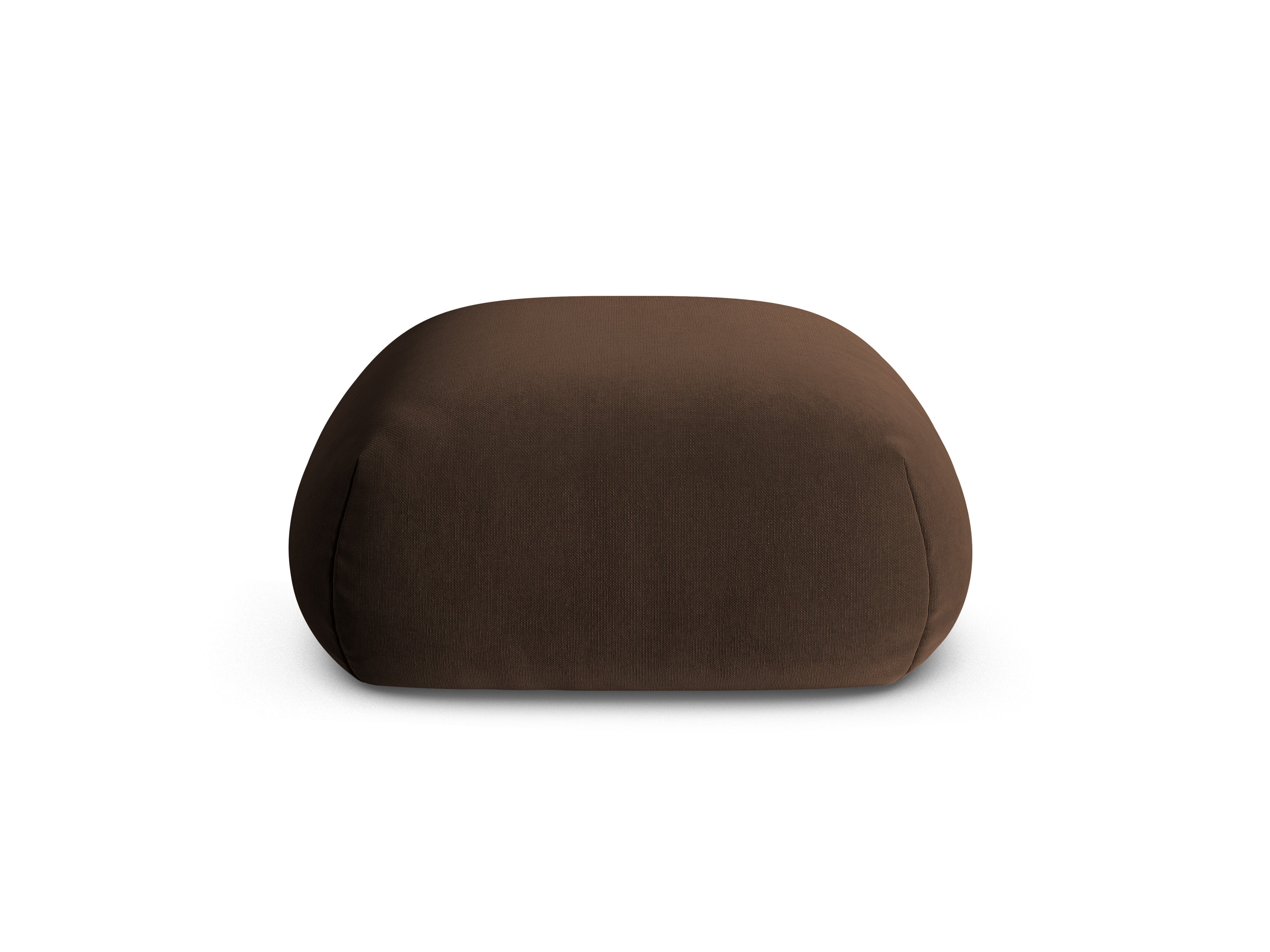 Chocolate Velvet Pouf ROGER