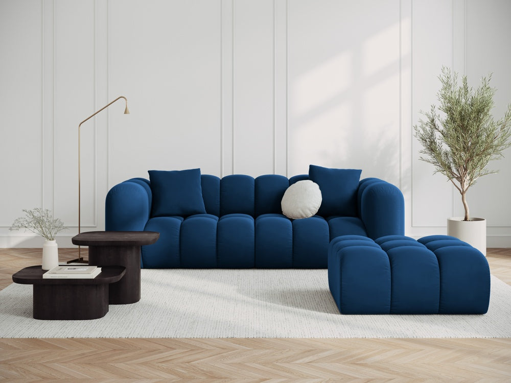 Pouf Velvety Halley Royal Granatapfel