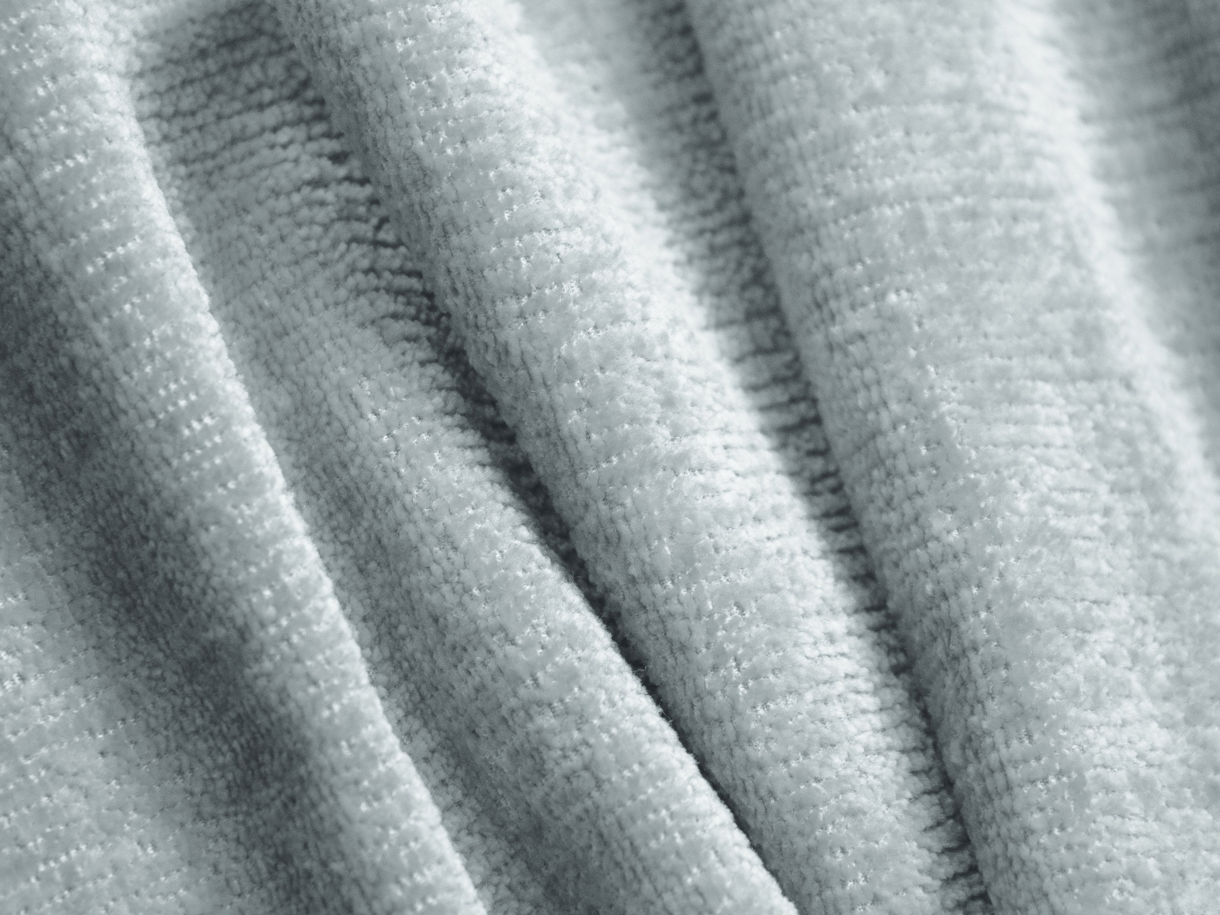 3-sitziger rechter Ecksofa ALDRIN in himmelblauem Chenille