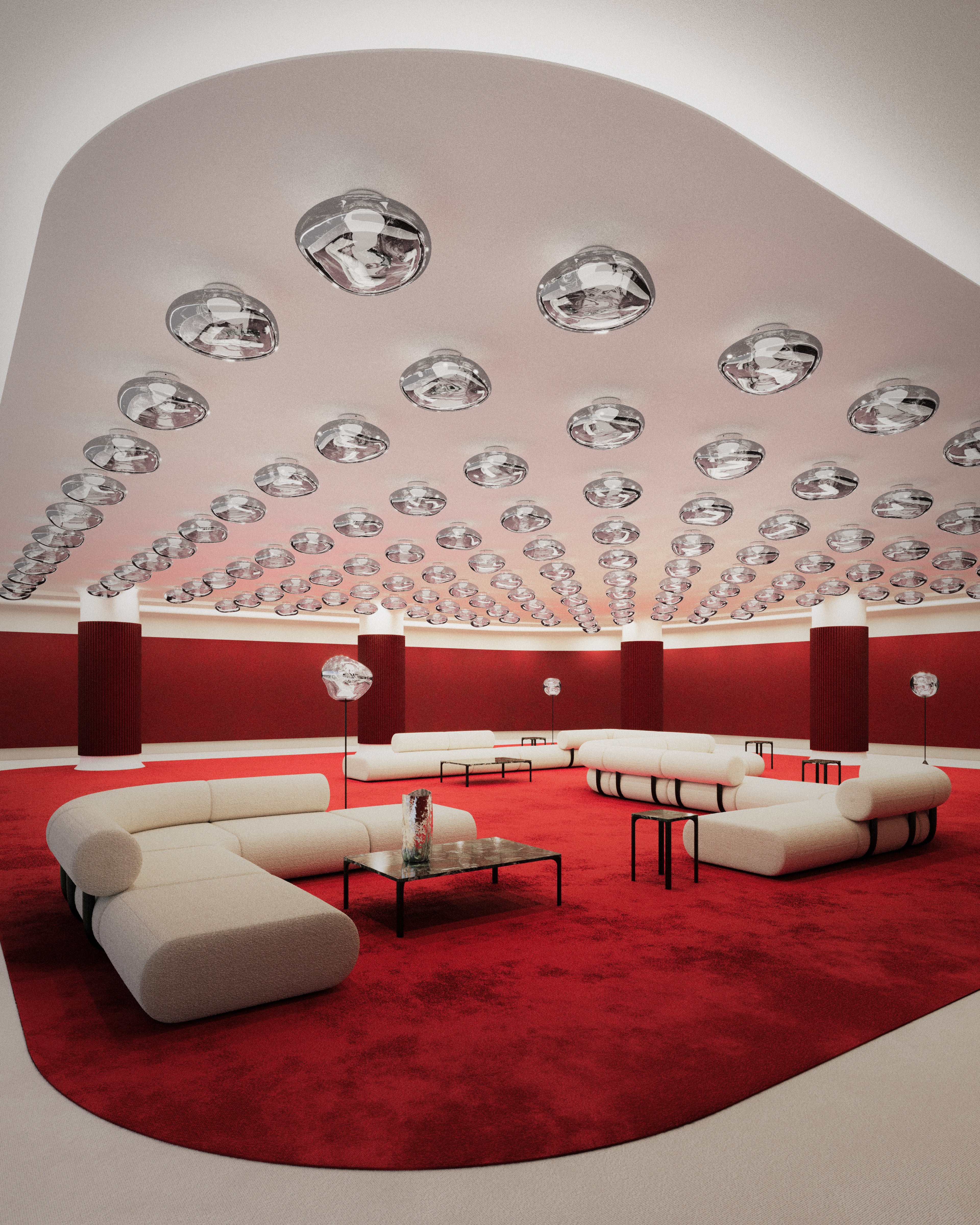 Stolik boczny SMASH zielony marmur
