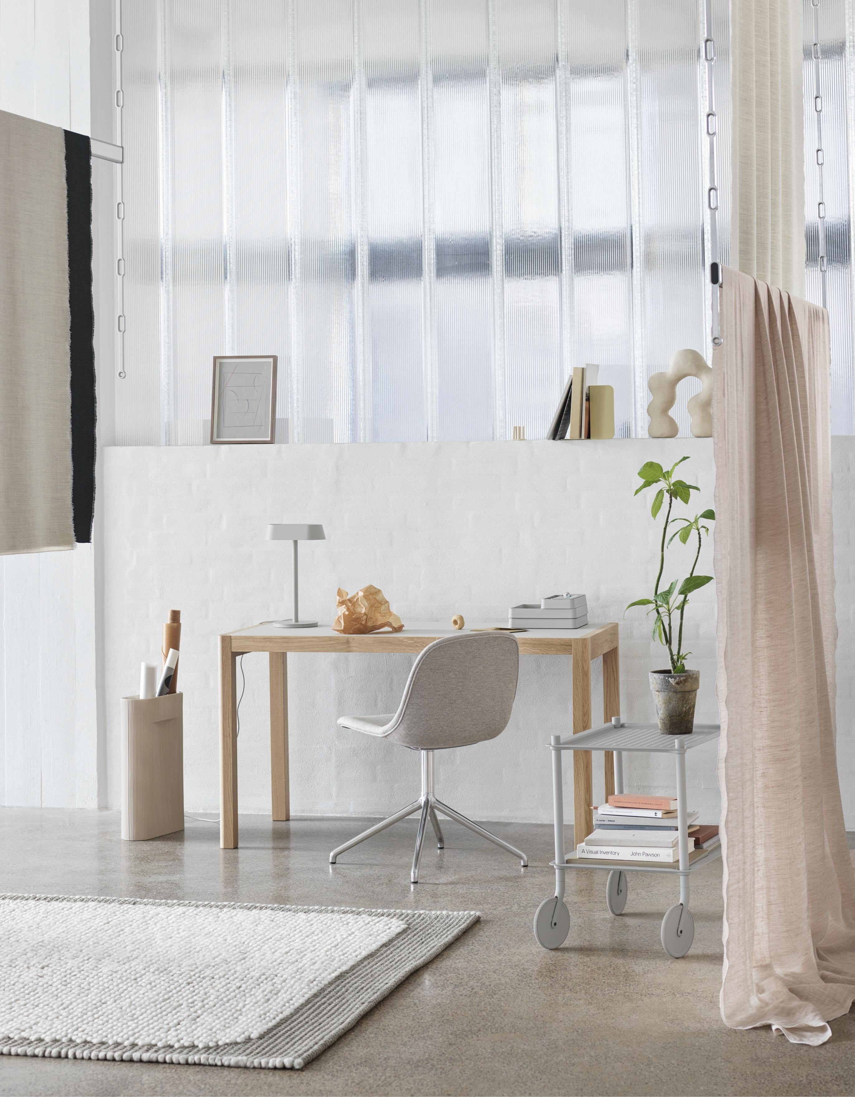 Vase aus Keramik RIDGE beige