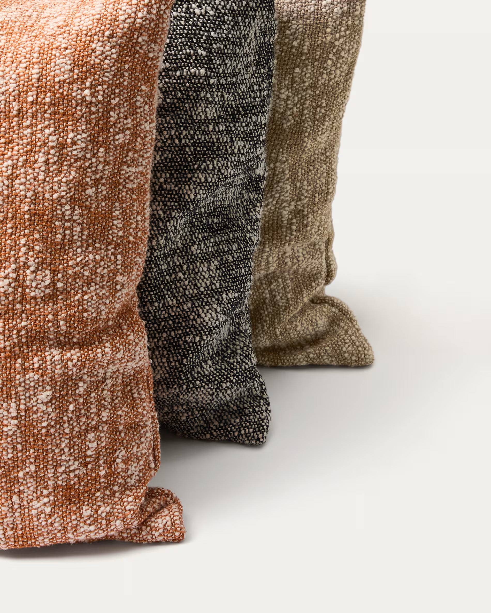 Kissenbezug MEVINA orange mit beige