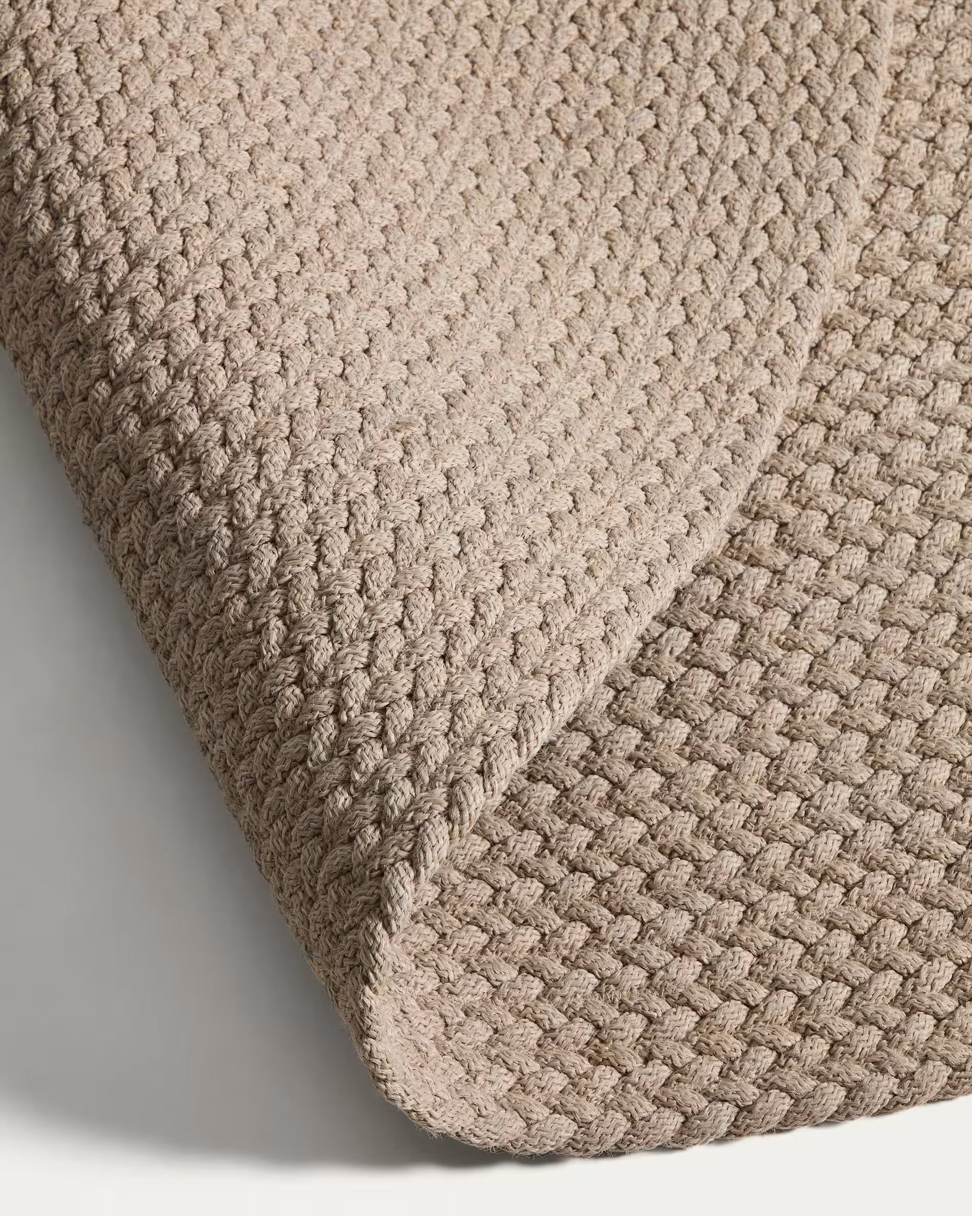 Runder Outdoor-Teppich DESPAS beige