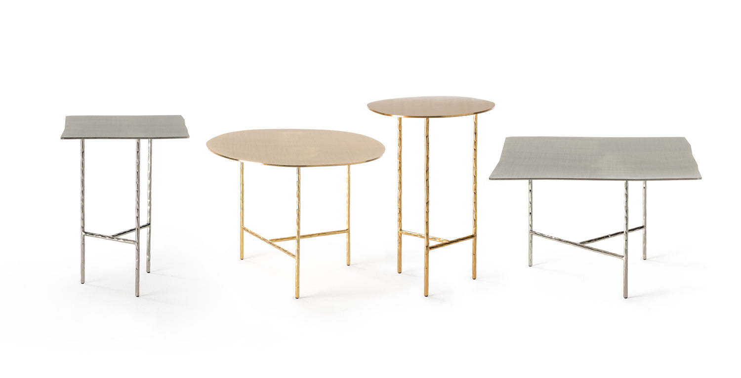 Round coffee table XXX nickel