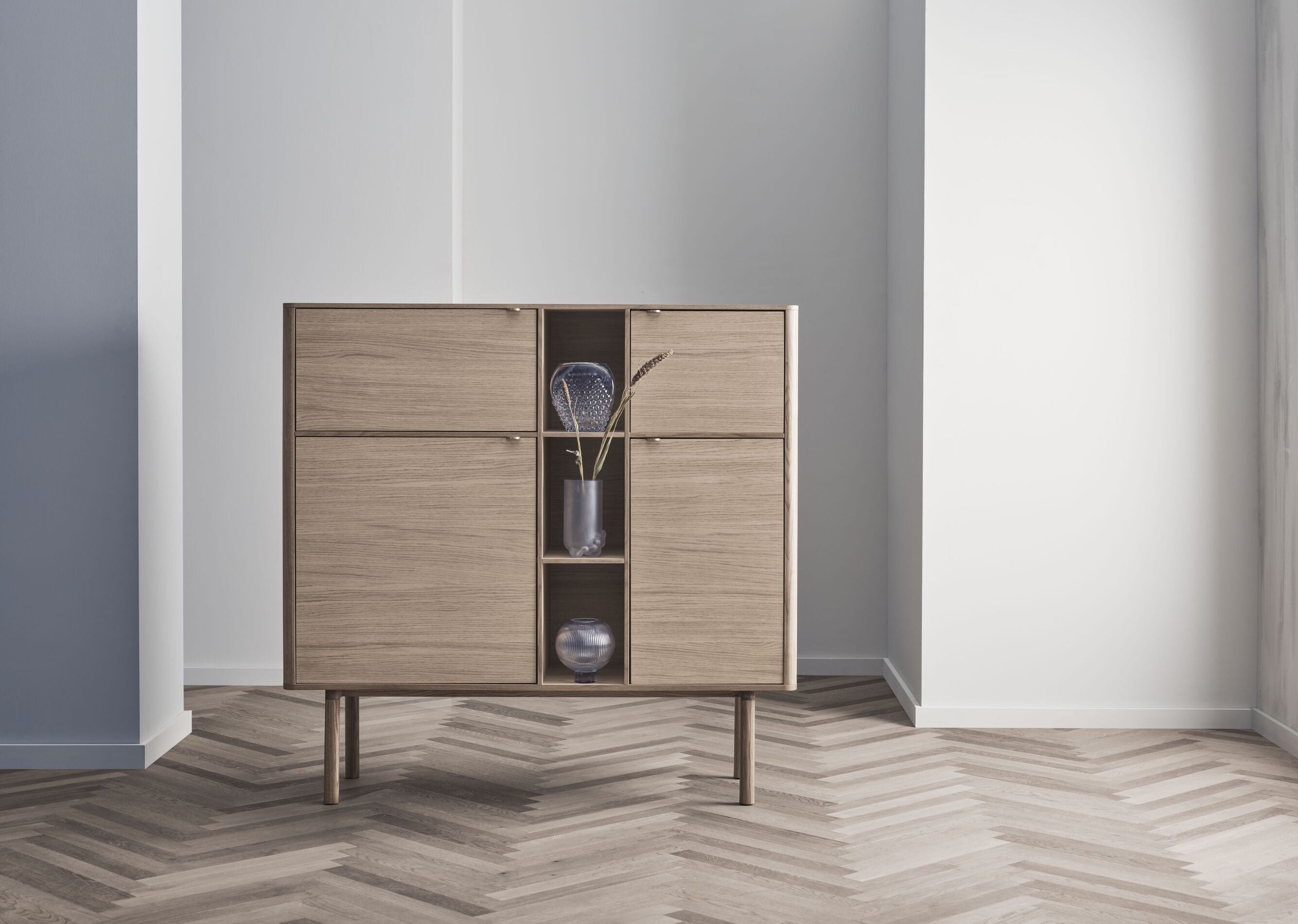 Yacht cabinet oak wood