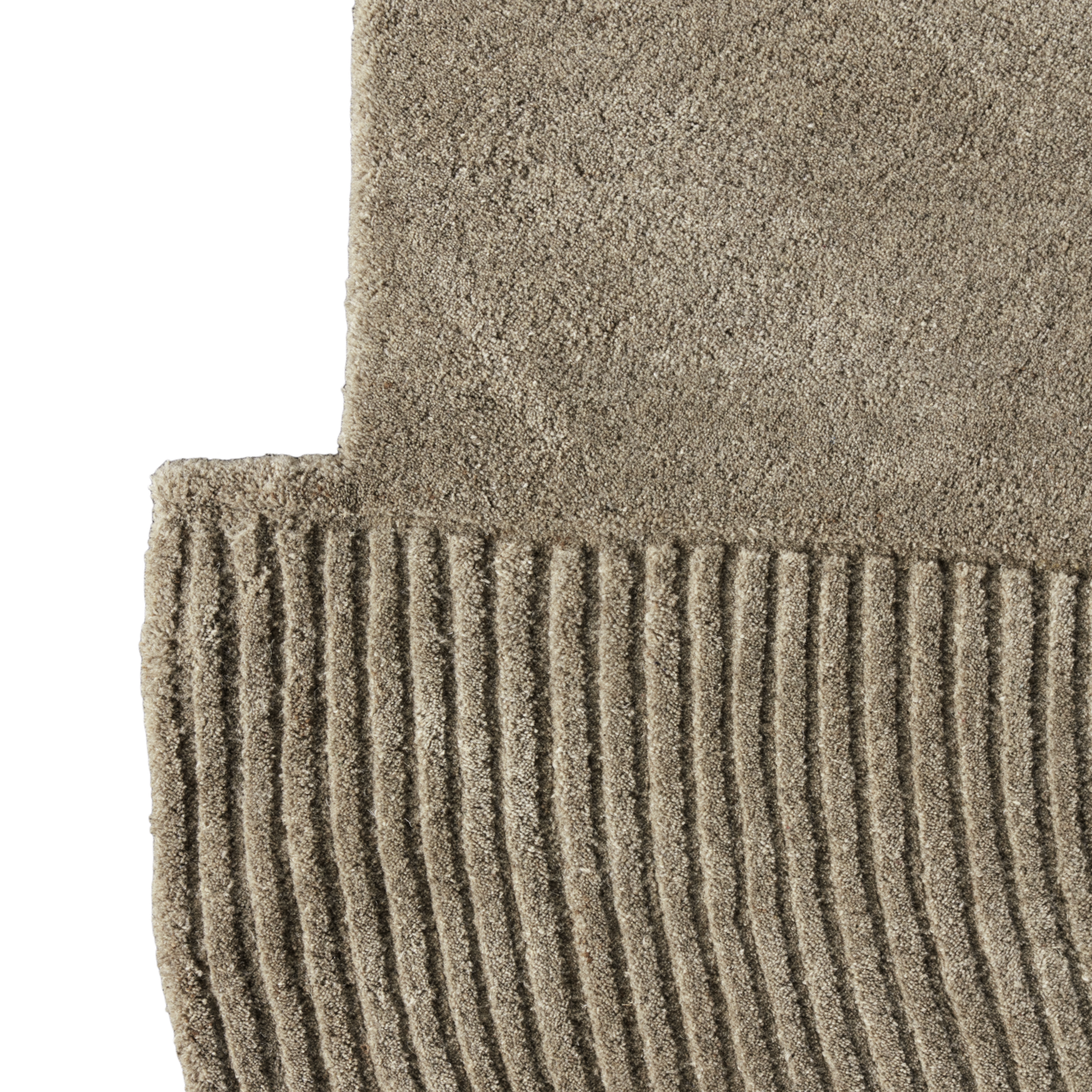 Rundteppich ZEN SPLIT braun