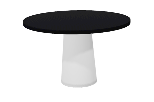 Runde Tischbehälter Eiche Holz