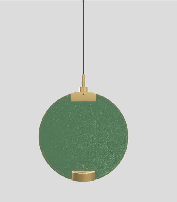 Pendant lamp HORO S1 brushed brass