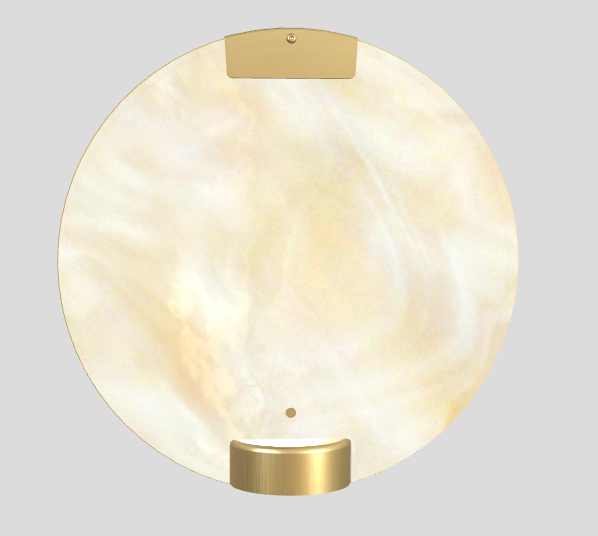 HORO A Wall Lamp in Brushed Brass