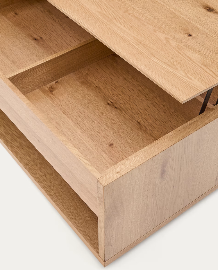 Algumea coffee table oak veneer