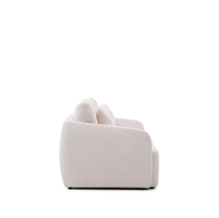 Sofa mit Schlaffunktion 3-sitzig LAIRA écru