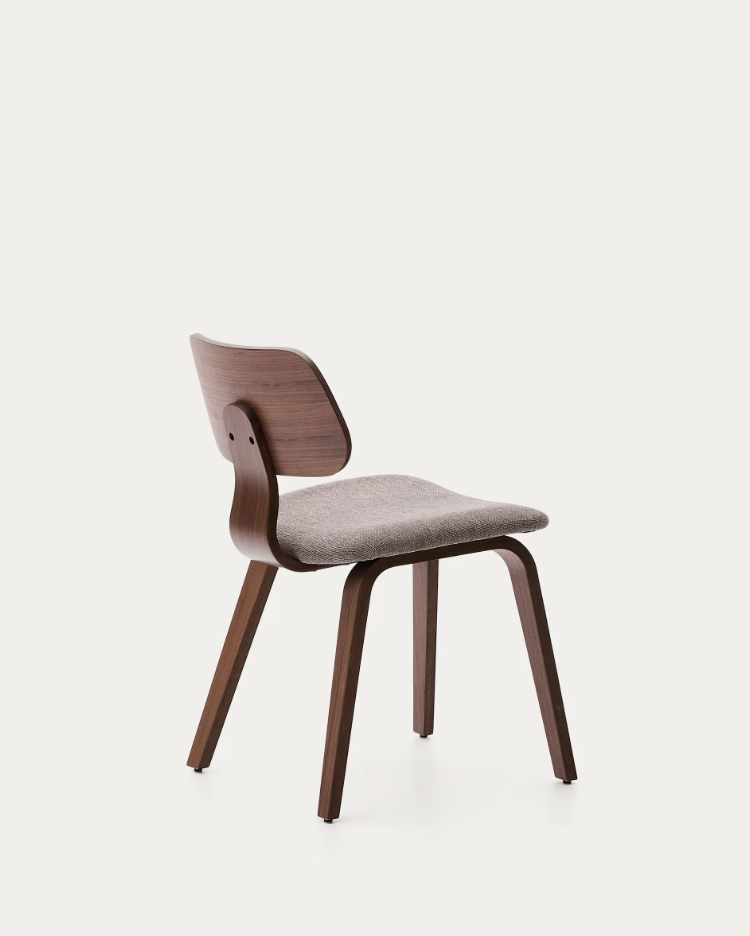 Polsterstuhl Gena Walnut Furnier